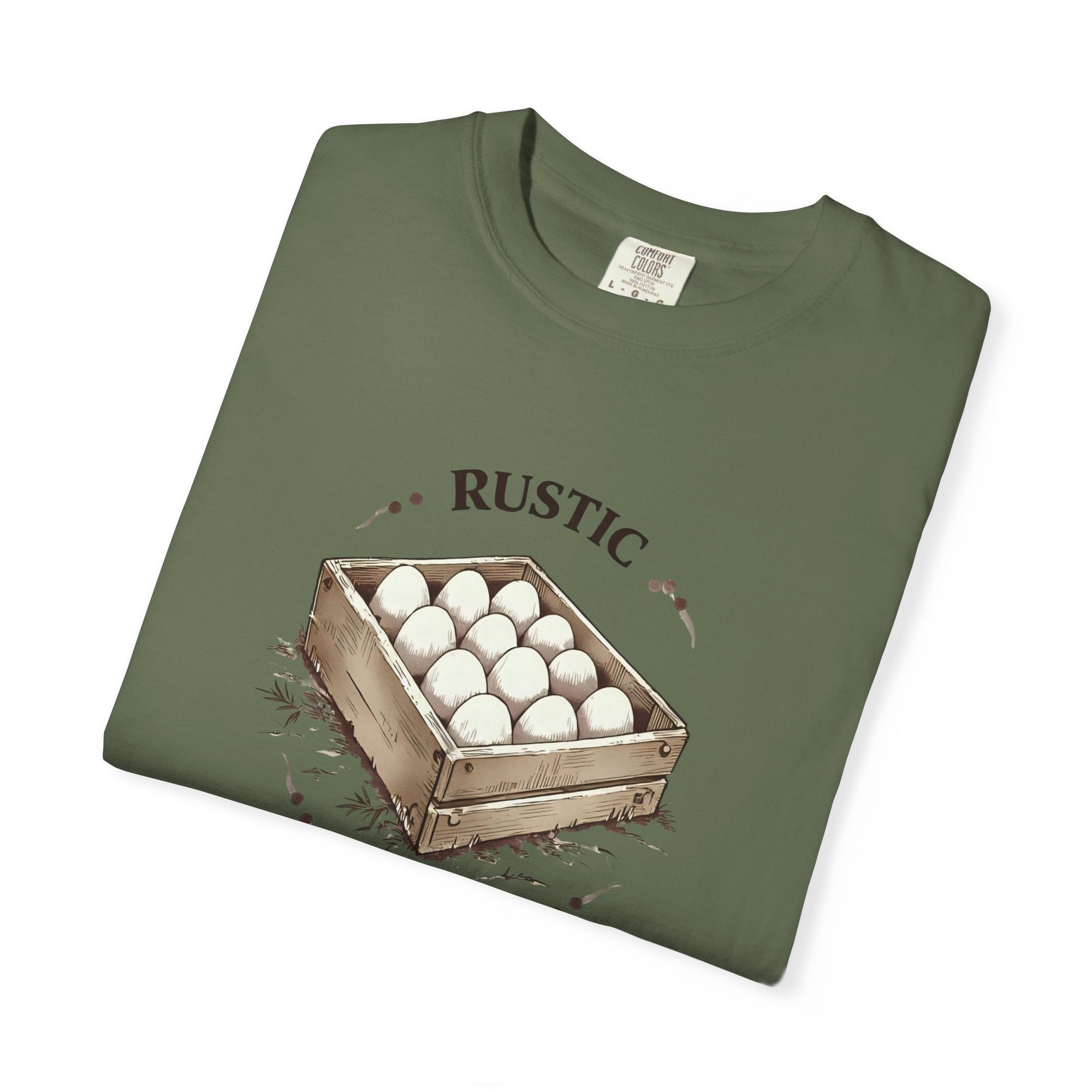 Rustic Egg Co. Vintage T-Shirt, Farmhouse Style Tee, Unisex Graphic Shirt, Egg Lover Gift, Casual Everyday Wear