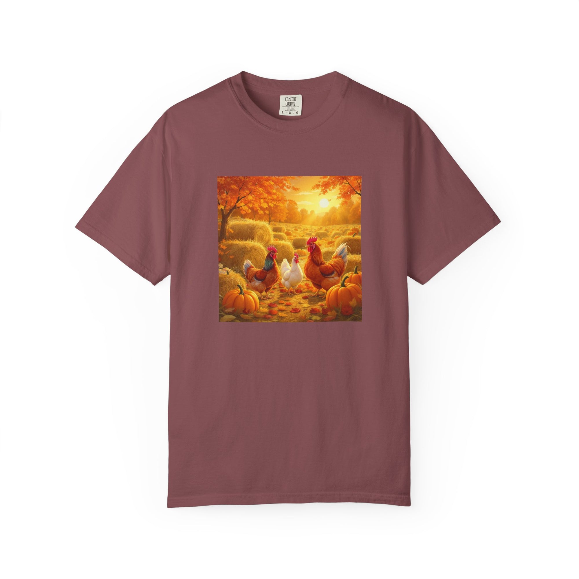 Autumn Coop Crew Autumn Harvest Unisex T-Shirt, Fall Tee, Pumpkin Patch Shirt, Thanksgiving Gift, Casual Wear