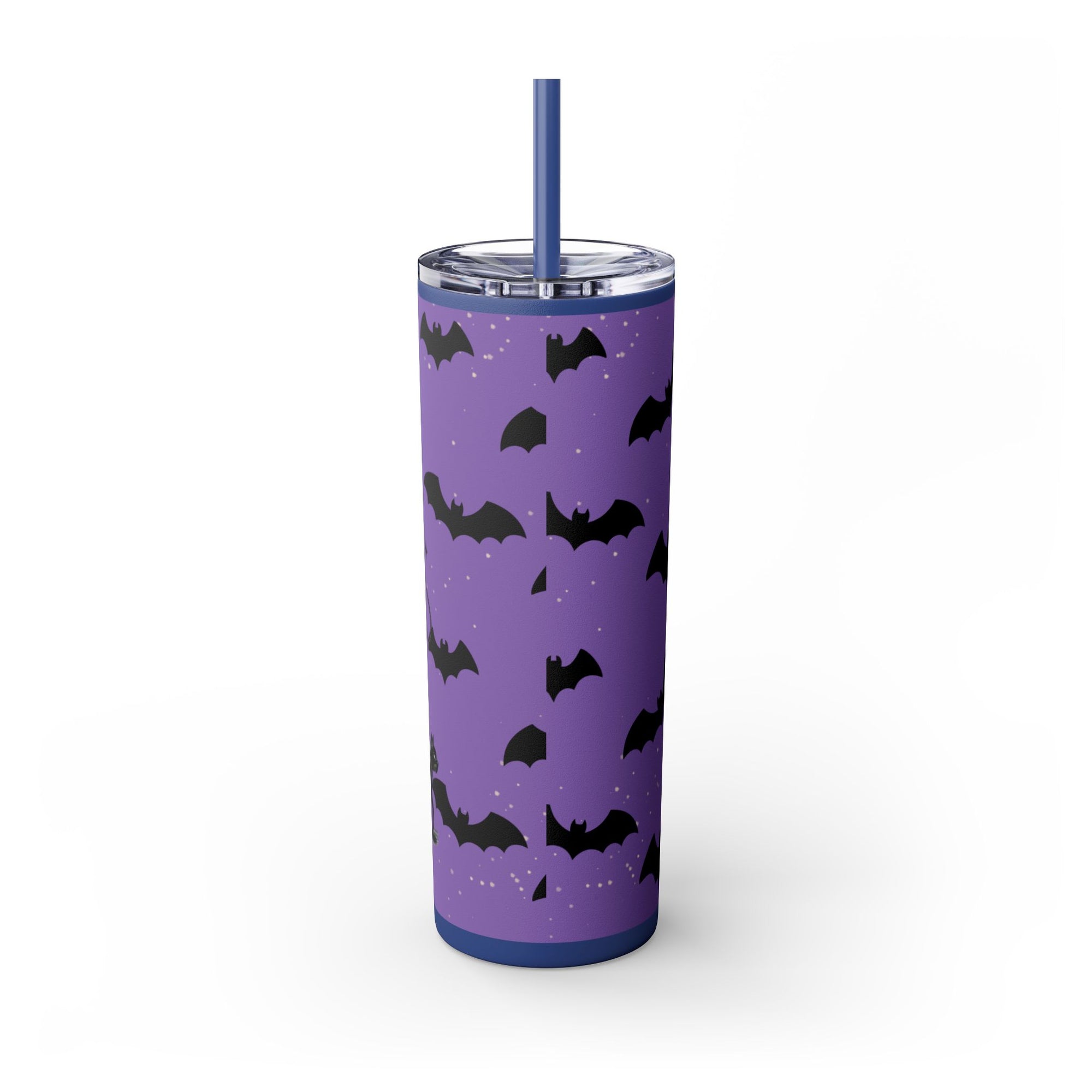 Halloween-Themed Skinny Tumbler with Straw, 20oz | Perfect for Spooky Parties, Trick or Treating, Gifting, or Everyday Use
