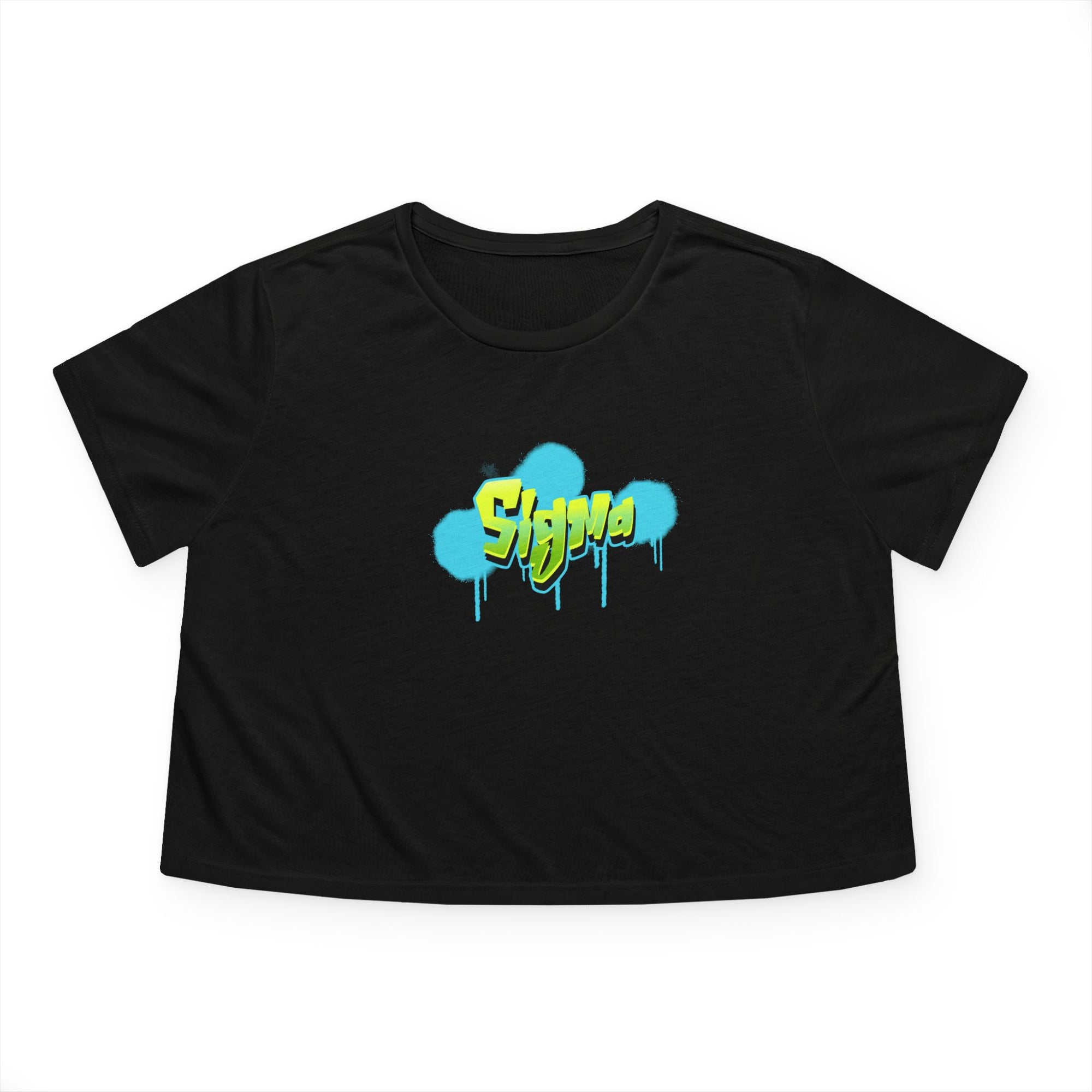 Sigma Vibrant Women's Flowy Cropped Tee