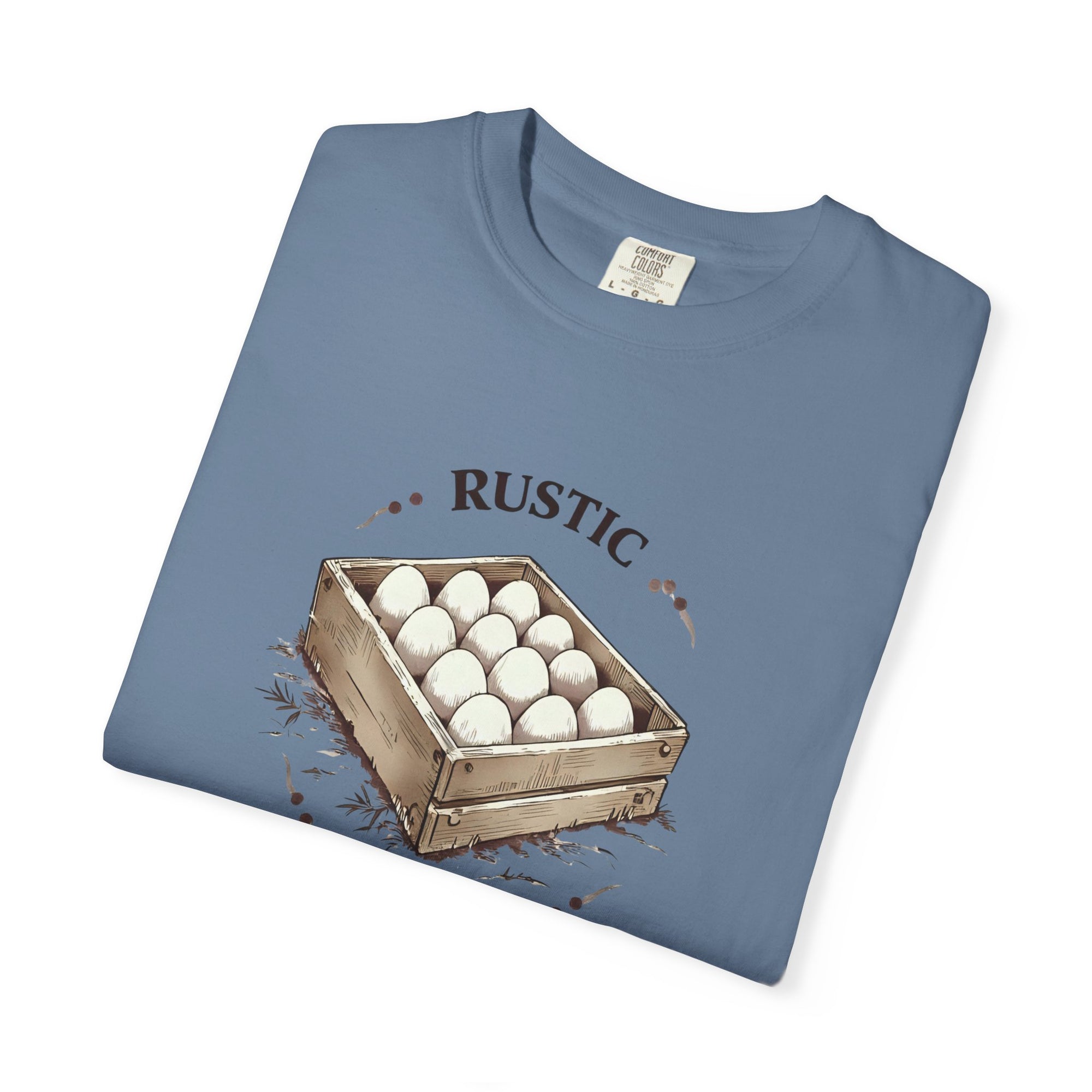 Rustic Egg Co. Vintage T-Shirt, Farmhouse Style Tee, Unisex Graphic Shirt, Egg Lover Gift, Casual Everyday Wear