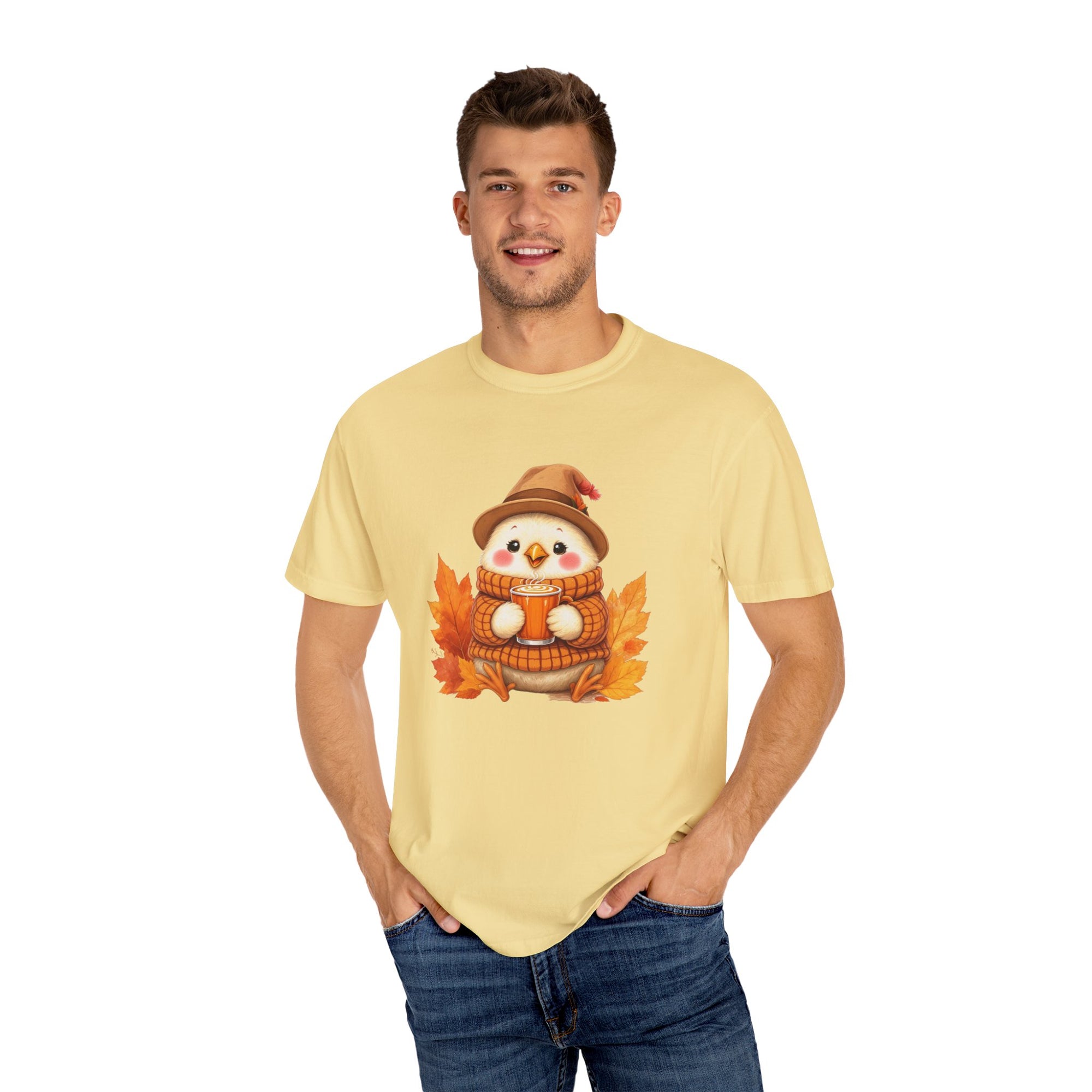 Pumpkin Spice and Peckin Nice Whimsical Snowman Tshirt, Unisex Fall Tee, Holiday Shirt, Thanksgiving Outfit, Winter Wardrobe Essential