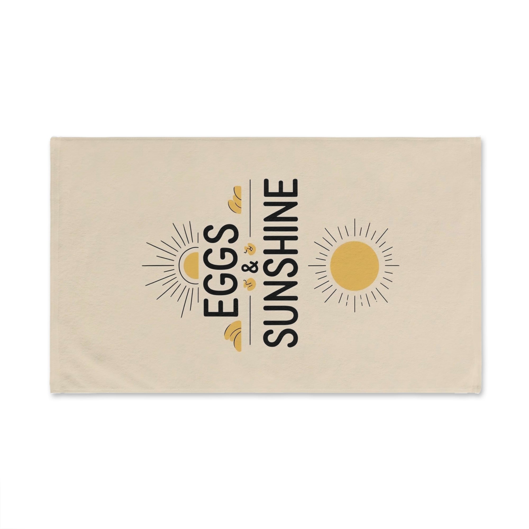 Eggs & Sunshine Kitchen Towel – Farmhouse Chicken Decor – Gift for Chicken Lovers Hand Towel, Kitchen Decor, Gift for Food Lovers, Brighten Your Space, Fun Home Accessory