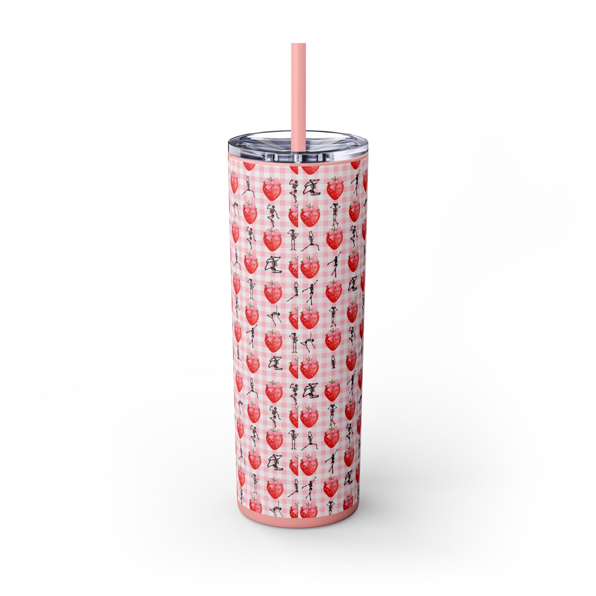Charming Holiday Skinny Tumbler with Straw, 20oz - Perfect Gift for Parties, Home Use, Outdoor Events, Summer Picnics, or Seasonal [...]