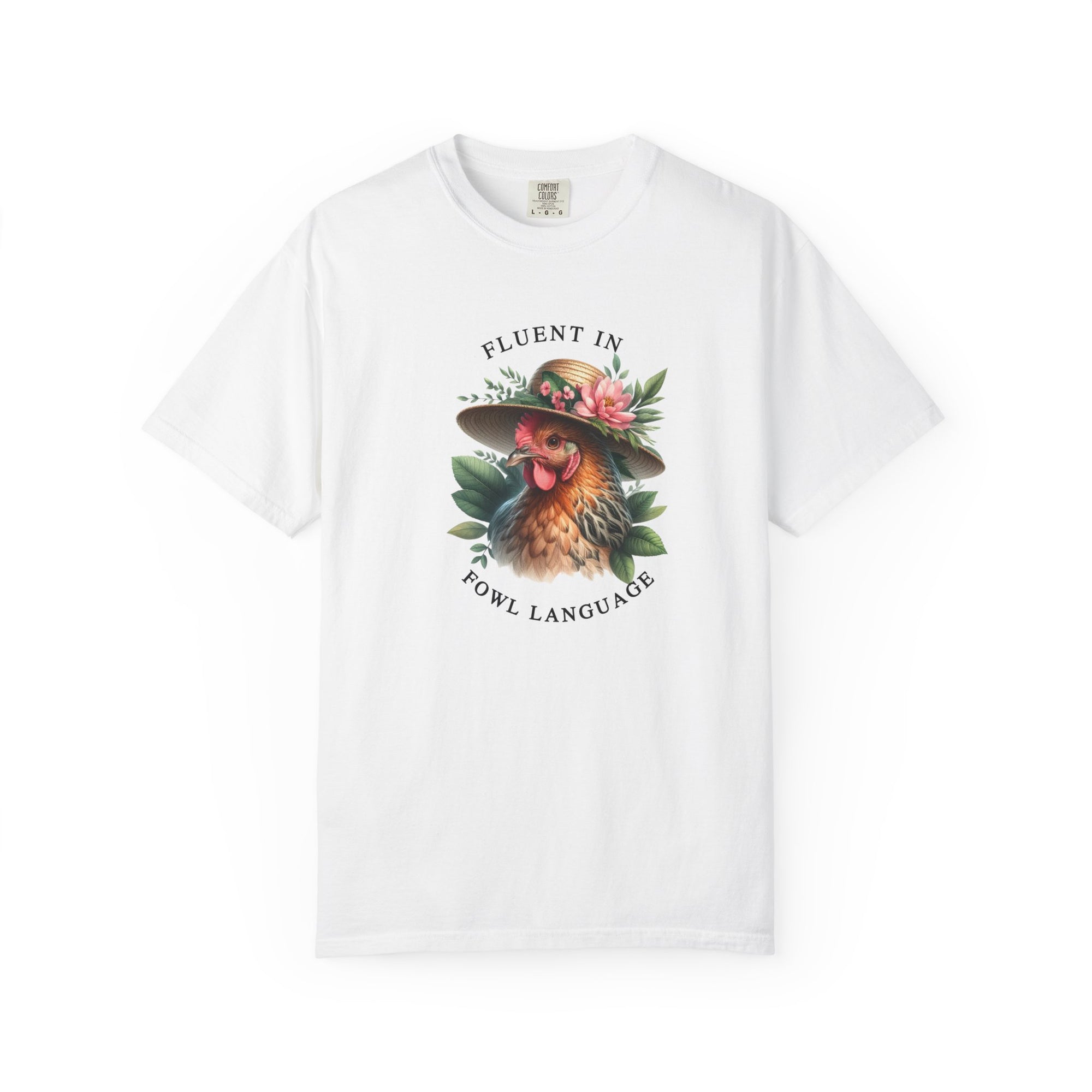 Fluent in Fowl Language T-Shirt, Fun Unisex Tee, Casualwear for Bird Lovers, Gift for Nature Enthusiasts, Bird Watching Apparel