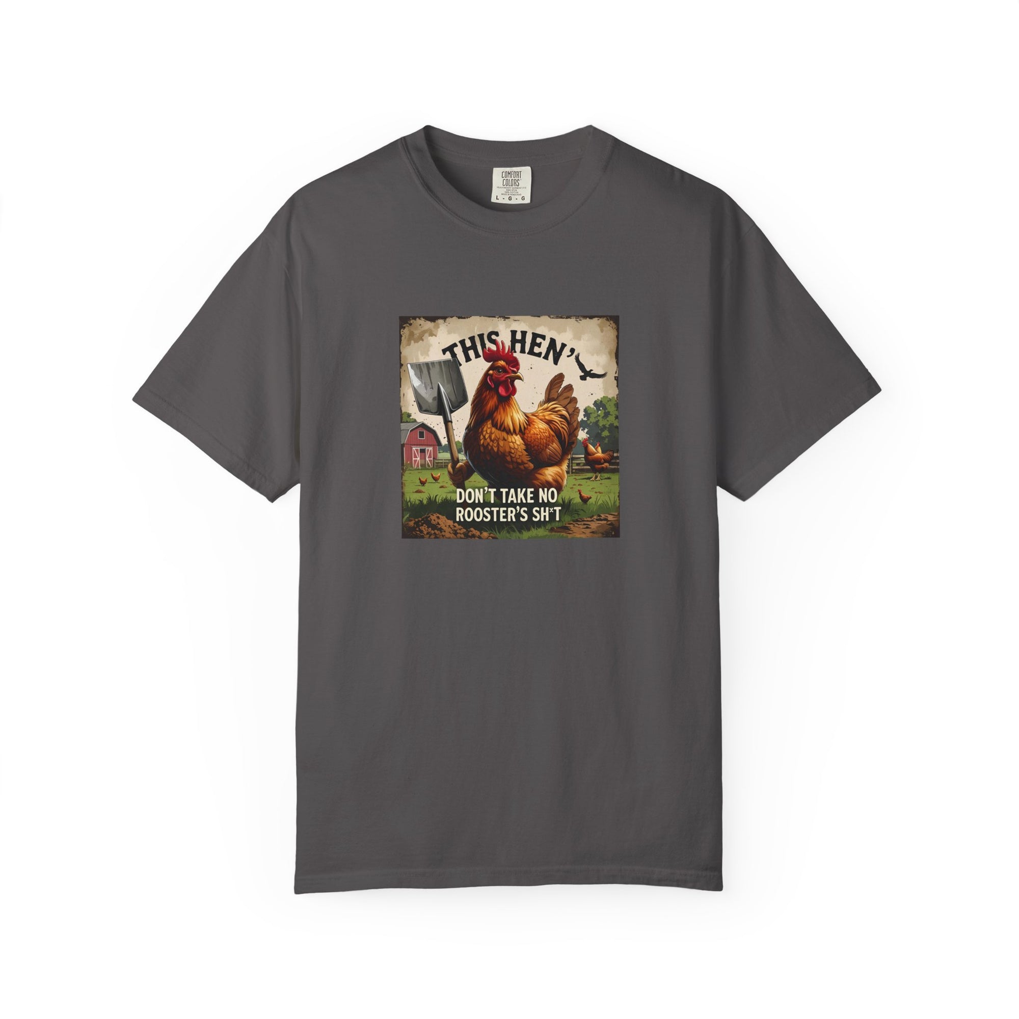Funny Hen Rooster T-Shirt, Unisex Vintage Vibe, Farmhouse Decor, Gift for Animal Lovers, Great for Casual Wear, Farm Themed apparel, Humor Shirt