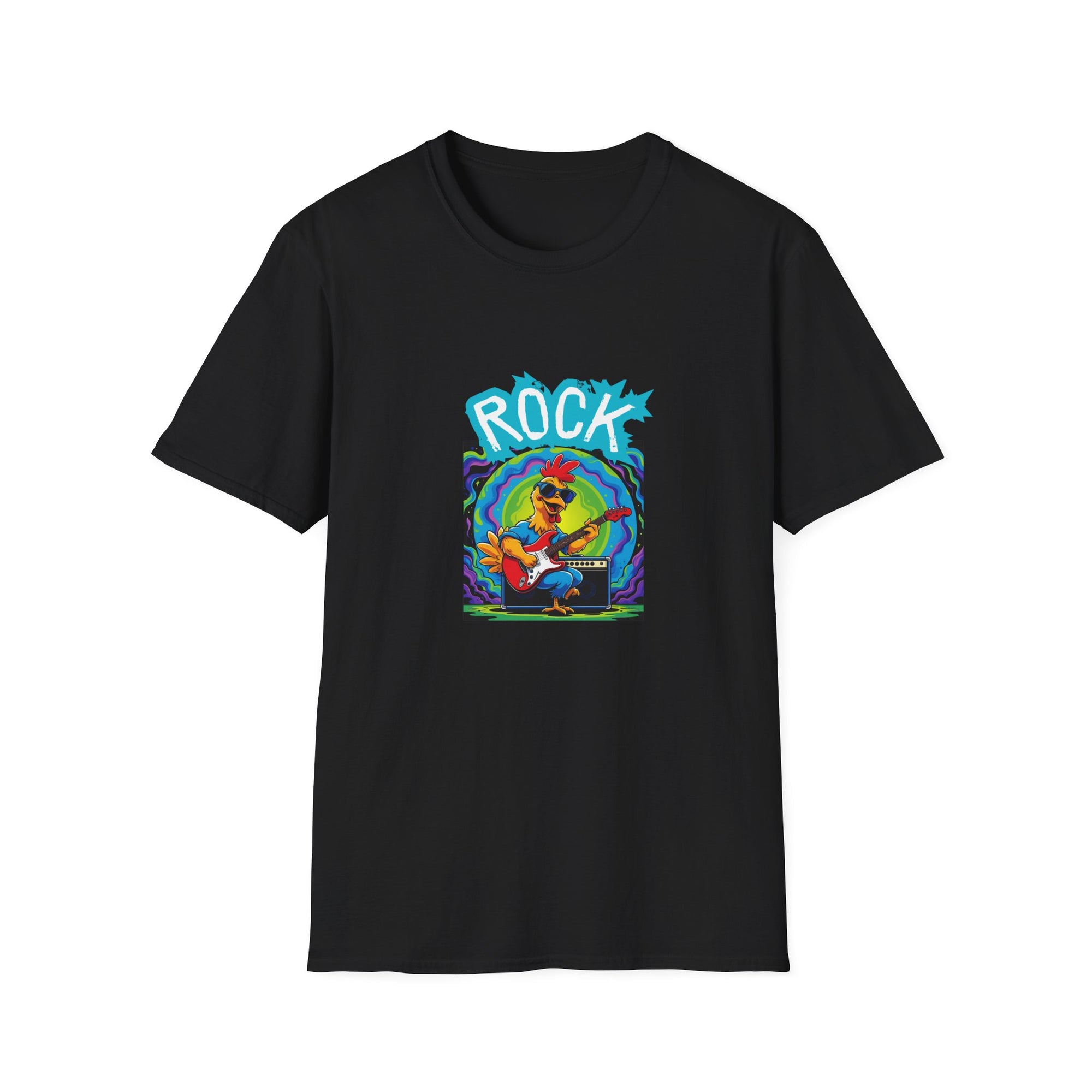 Rock Music Chicken Unisex T-Shirt