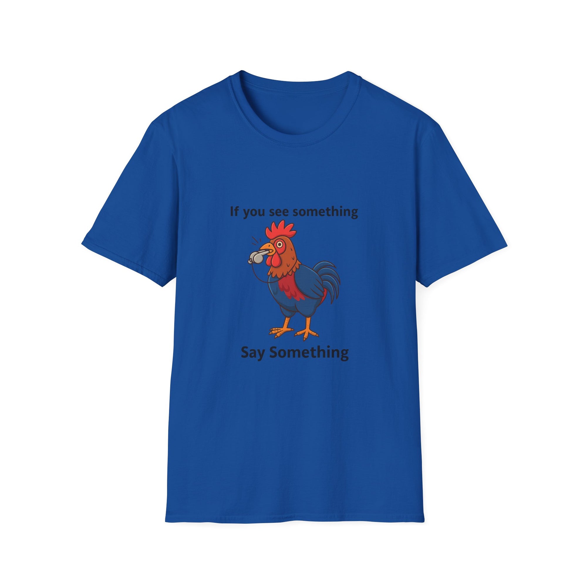 Funny Whistleblower Chicken Shirt – Farm Animal Humor Tee, Gift for Chicken Lovers, Backyard Farm Life