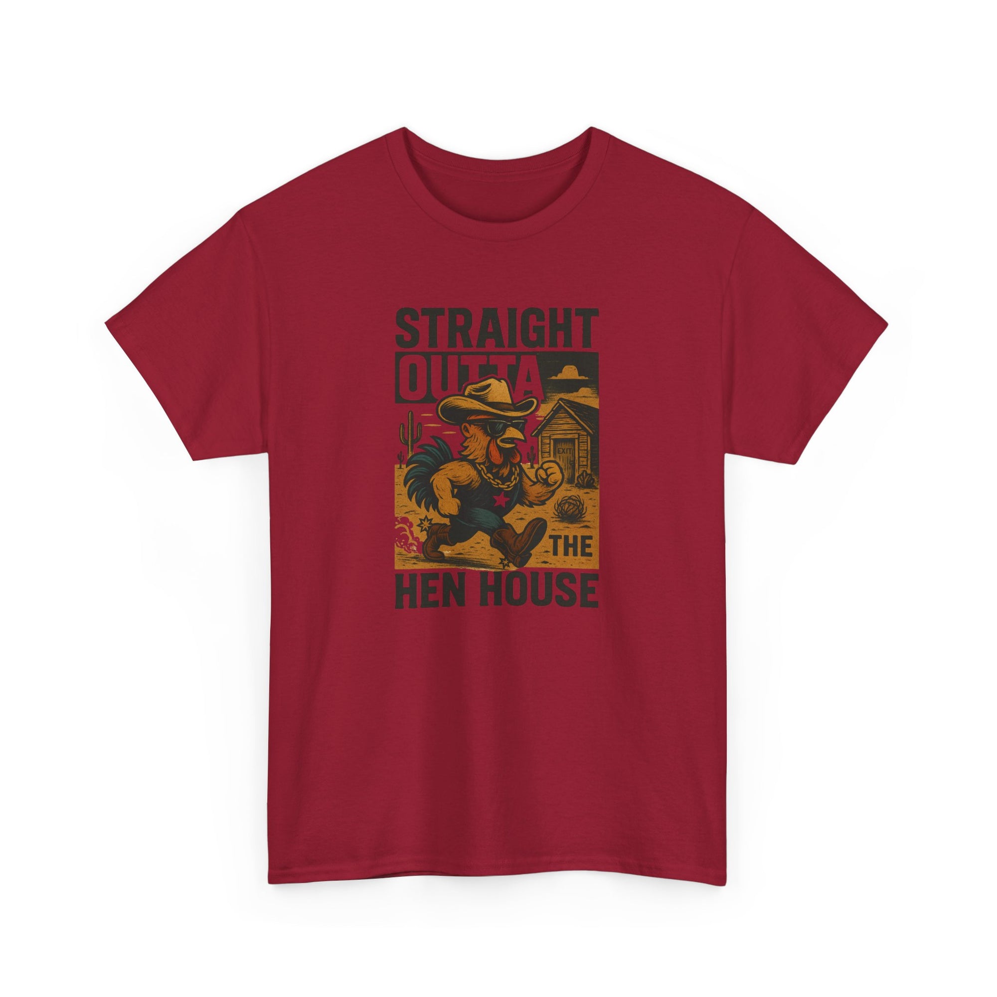 Straight Outta the Hen House Tee - Fun Graphic T-Shirt