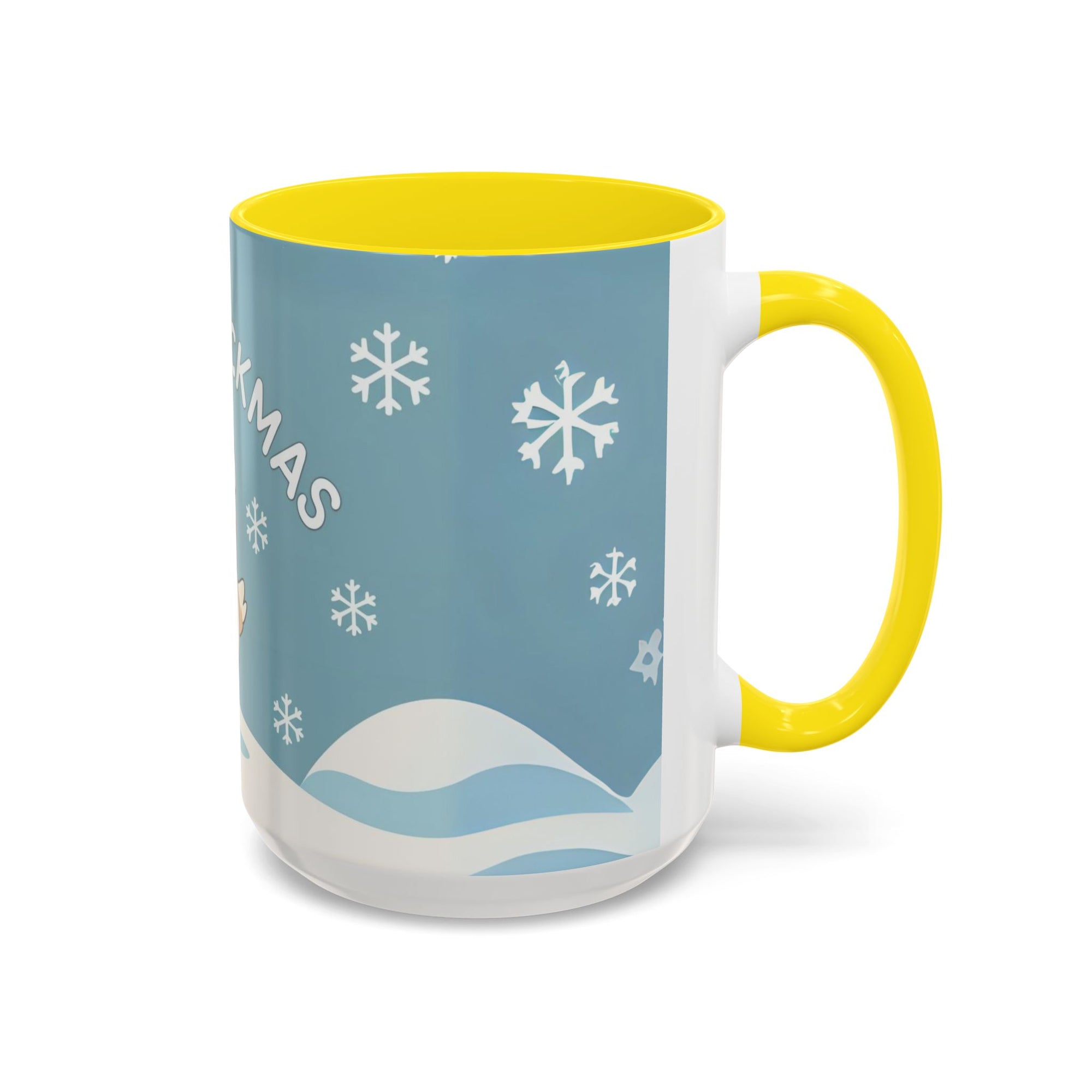 Merry Chickmas Christmas Chicken Accent Coffee Mug - Cute Holiday Gift, Festive Drinkware, Winter Celebration, Merry Chickmas, Funny Holiday Gift for Chicken Moms