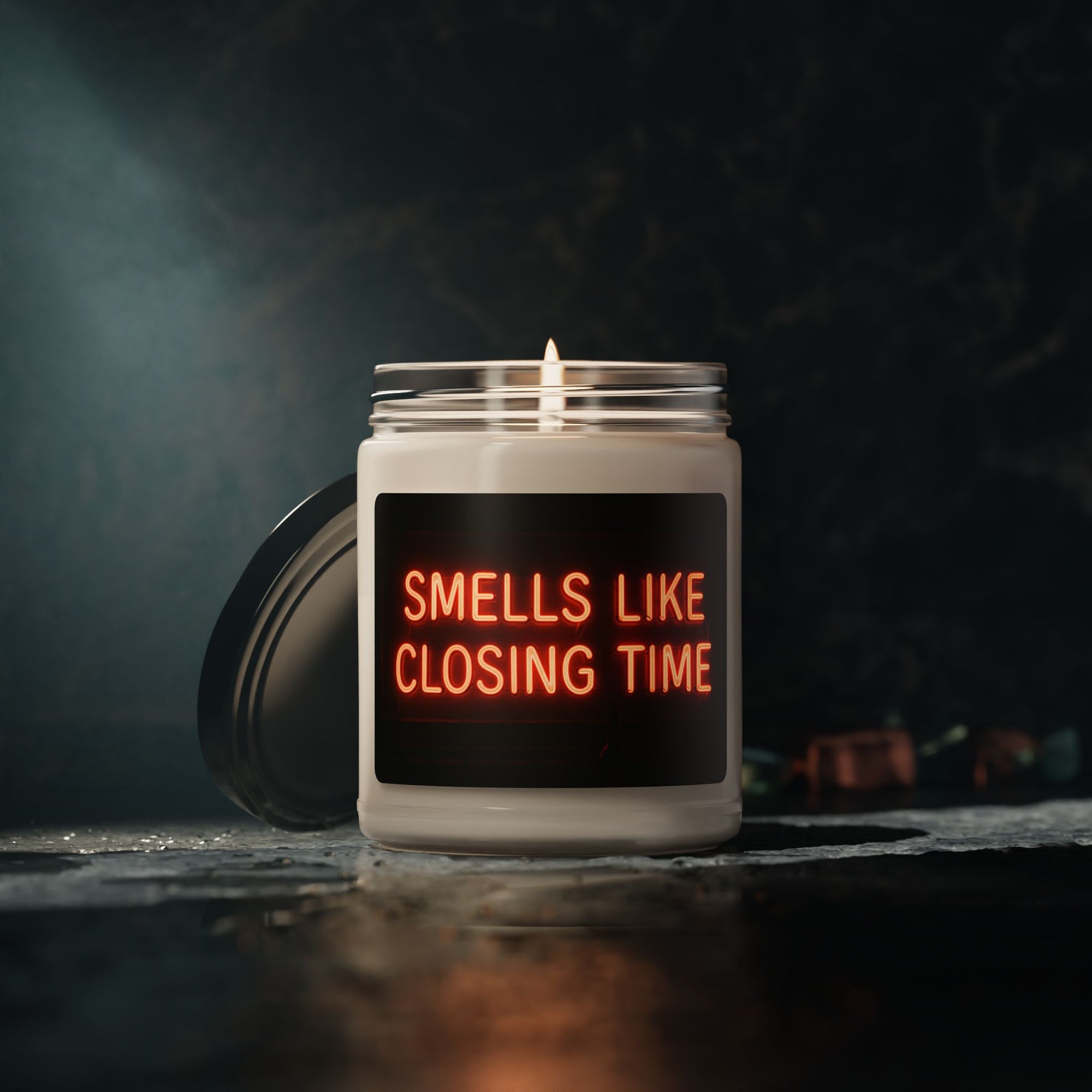 Smells Like Closing Time Soy Candle | 90s Nostalgia Gift | Semisonic Inspired Candle | Retro Funny Candle for Music Lovers