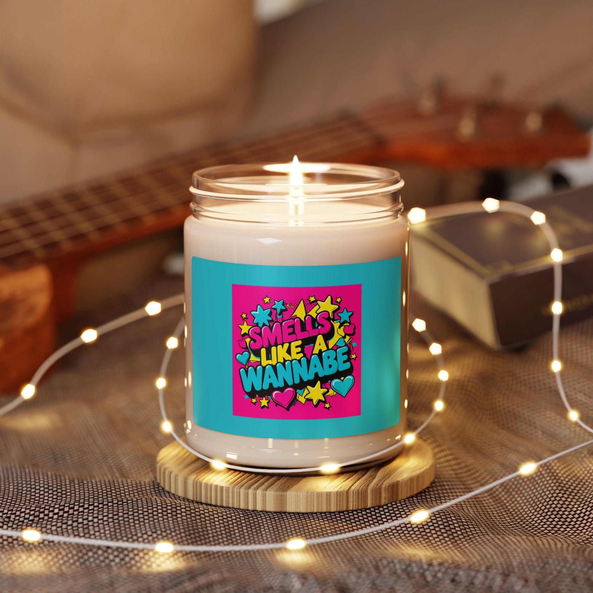 Smells Like Wannabe Soy Candle | 90s Nostalgia Gift | Retro Funny Candle for Music Lovers