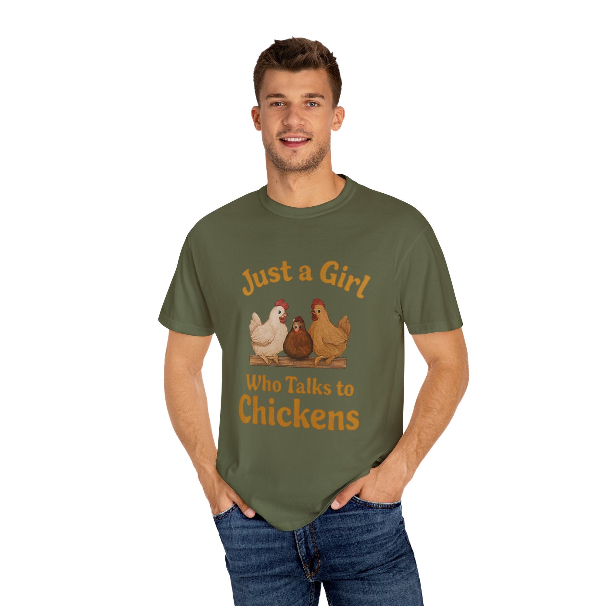 Just a Girl Who Talks to Chickens T-shirt | Fun Farm Tee, Gift for Chicken Lovers, Unisex Casual Wear, Quirky Animal Apparel, Country [...]