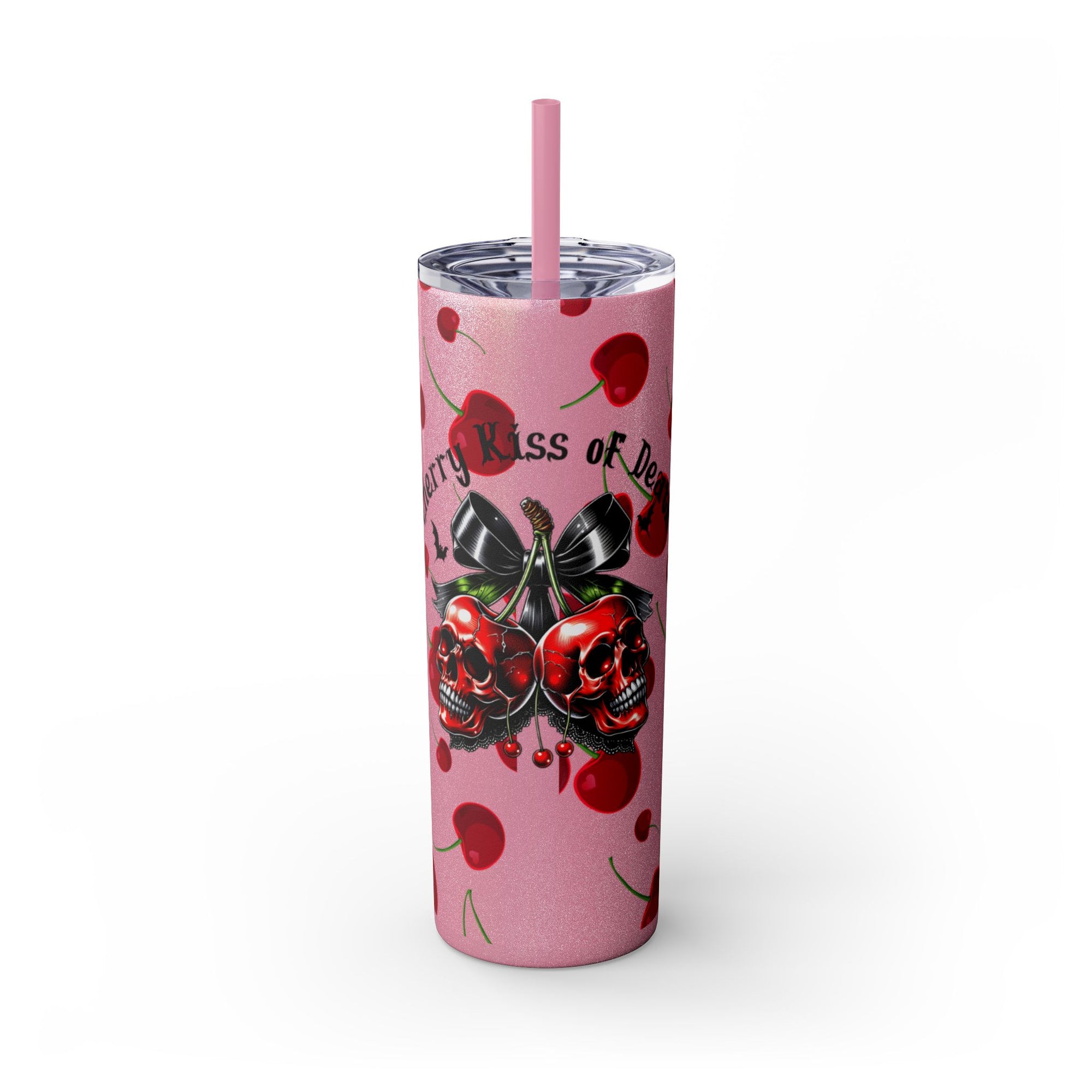 Cherry Kiss Skinny Tumbler