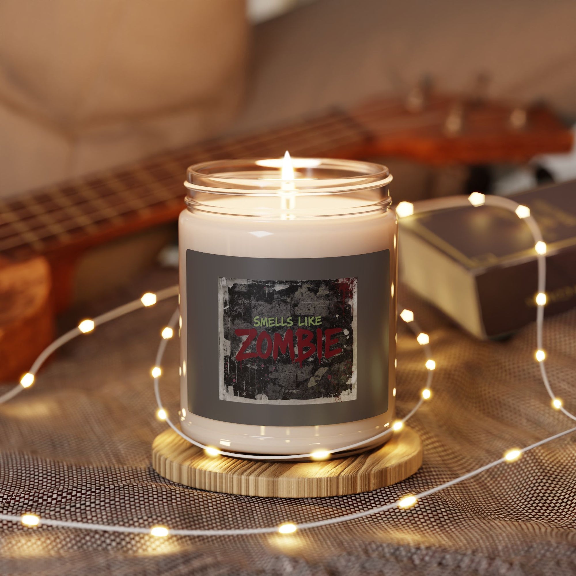 Smells Like Zombie Soy Candle | 90s Nostalgia Gift | The Cranberries Inspired Candle | Retro Funny Candle for Music Lovers