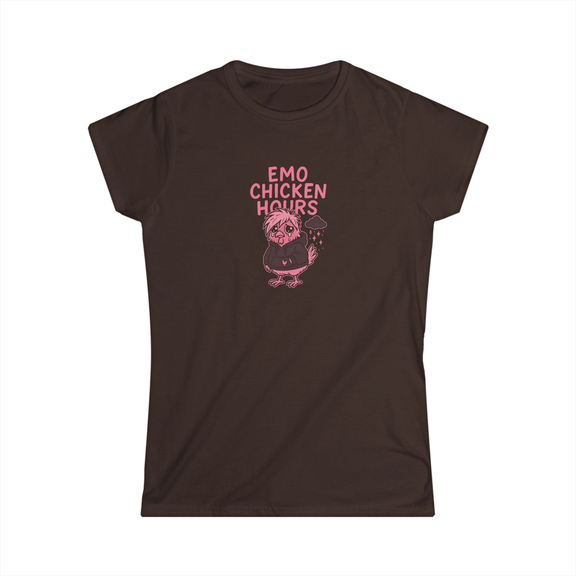 Emo Chicken Hours Women's Softstyle Tee