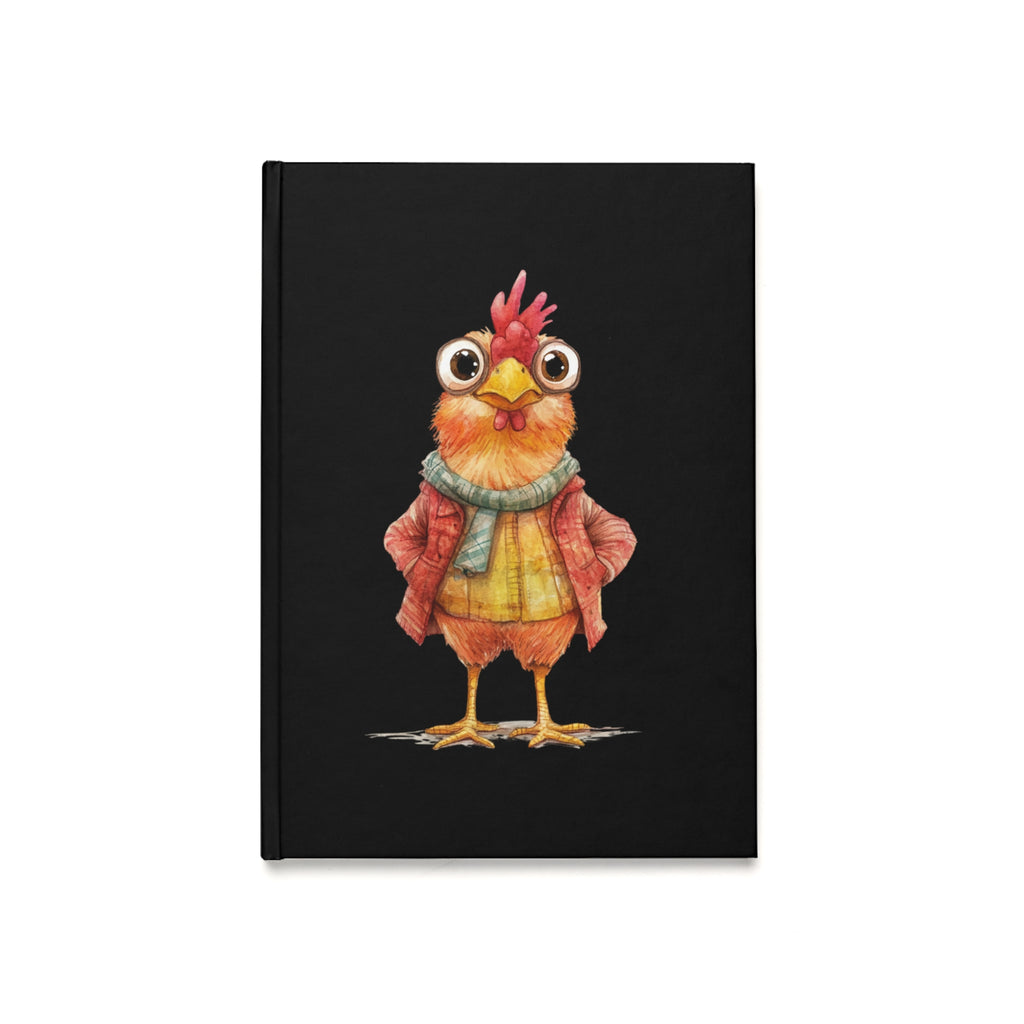 Charming Chicken Hardcover Journal - Cute, Whimsical Notebook for Artists, Students, and Gift Giving