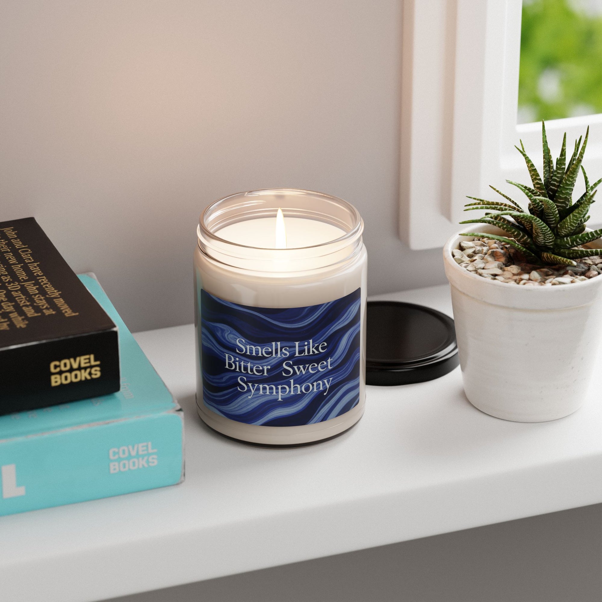 Smells Like Bitter Sweet Symphony Soy Candle | 90s Nostalgia Gift | Inspired Candle | Retro Funny Candle for Music Lovers