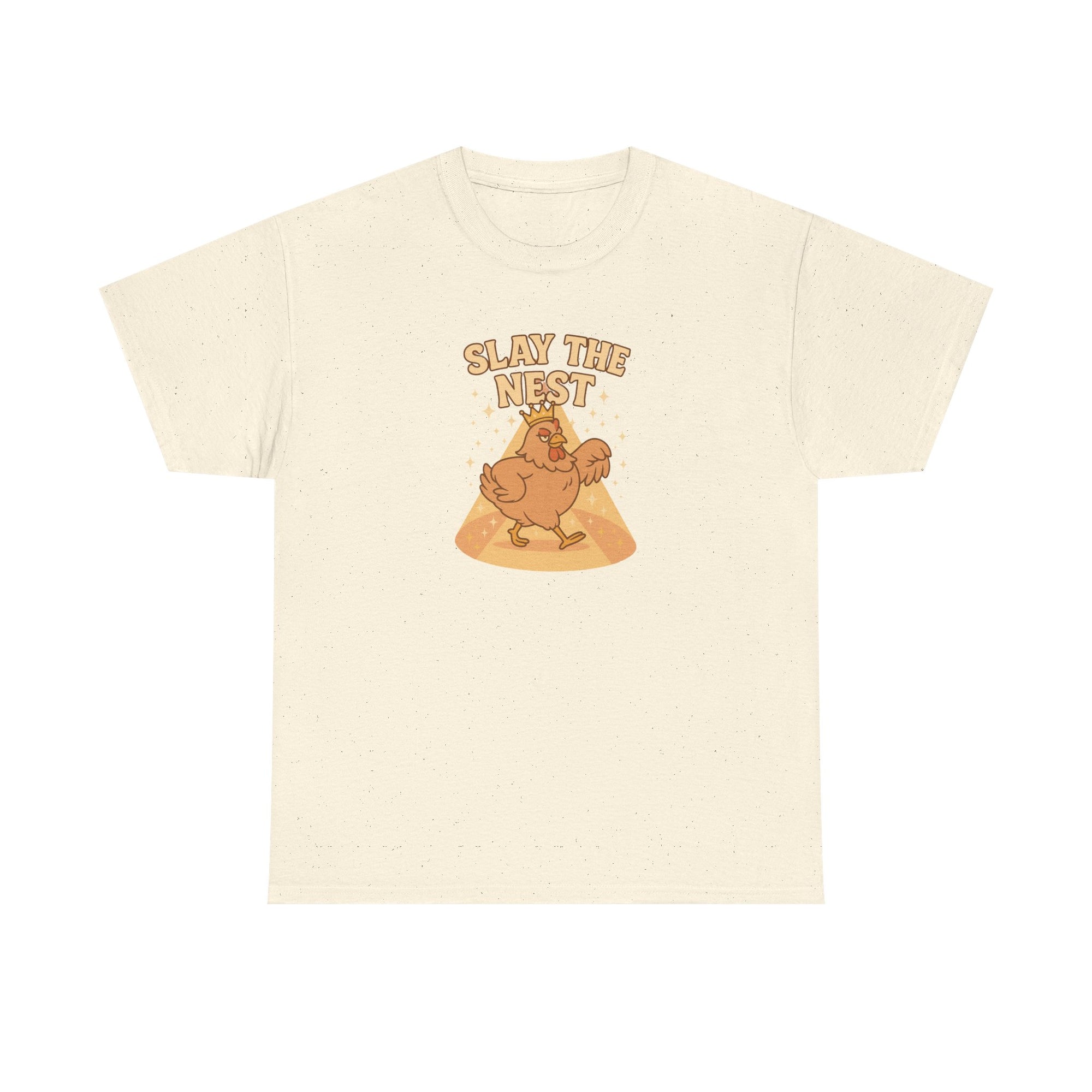 Slay the Nest Heavy Cotton Tee, Funny Graphic T-Shirt