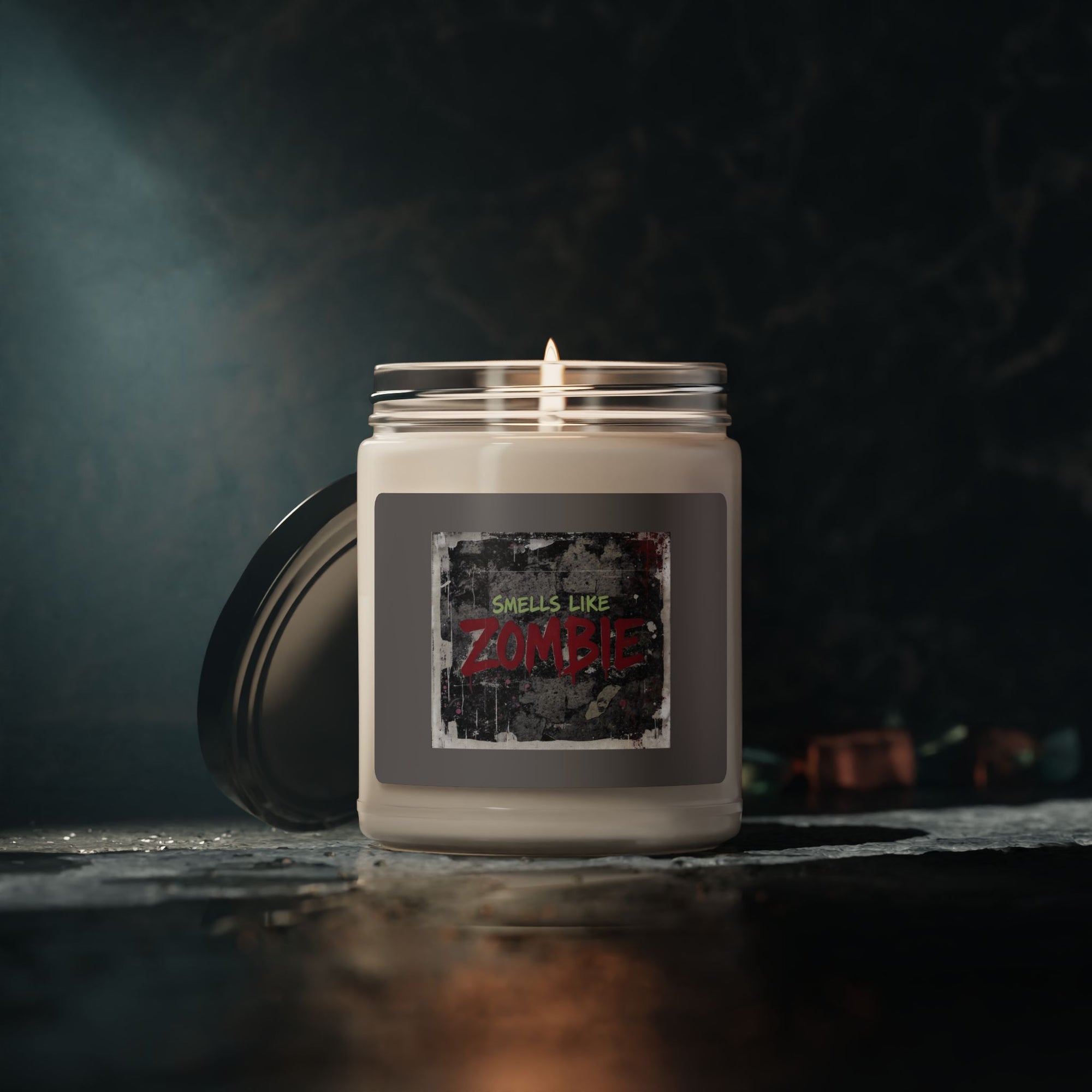 Smells Like Zombie Soy Candle | 90s Nostalgia Gift | The Cranberries Inspired Candle | Retro Funny Candle for Music Lovers