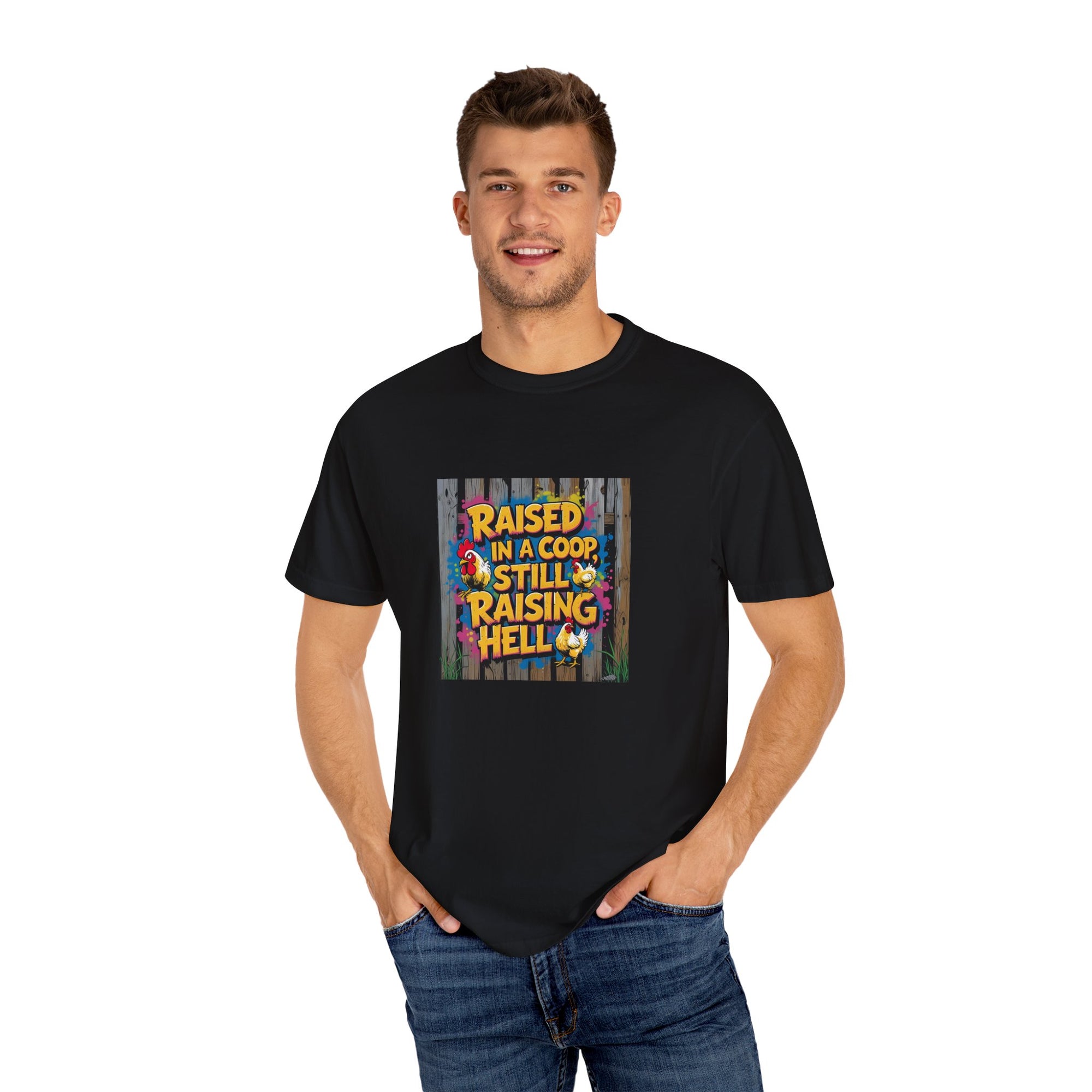 Raised in a Coop T-Shirt, Casual Cotton Tee, Gift for Farmers, Funny Graphic Shirt, Unique Animal Lover T-Shirt, Farm Life Apparel, [...]