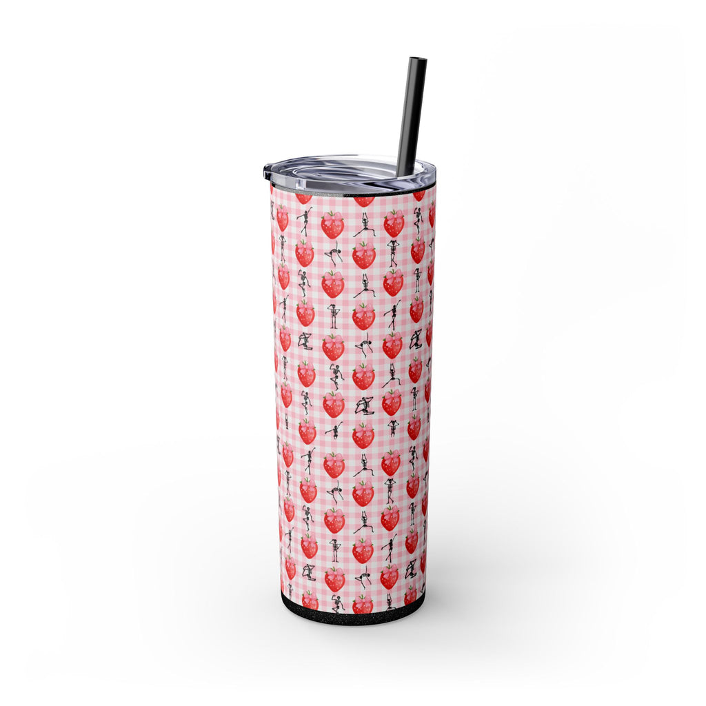 Charming Holiday Skinny Tumbler with Straw, 20oz - Perfect Gift for Parties, Home Use, Outdoor Events, Summer Picnics, or Seasonal [...]