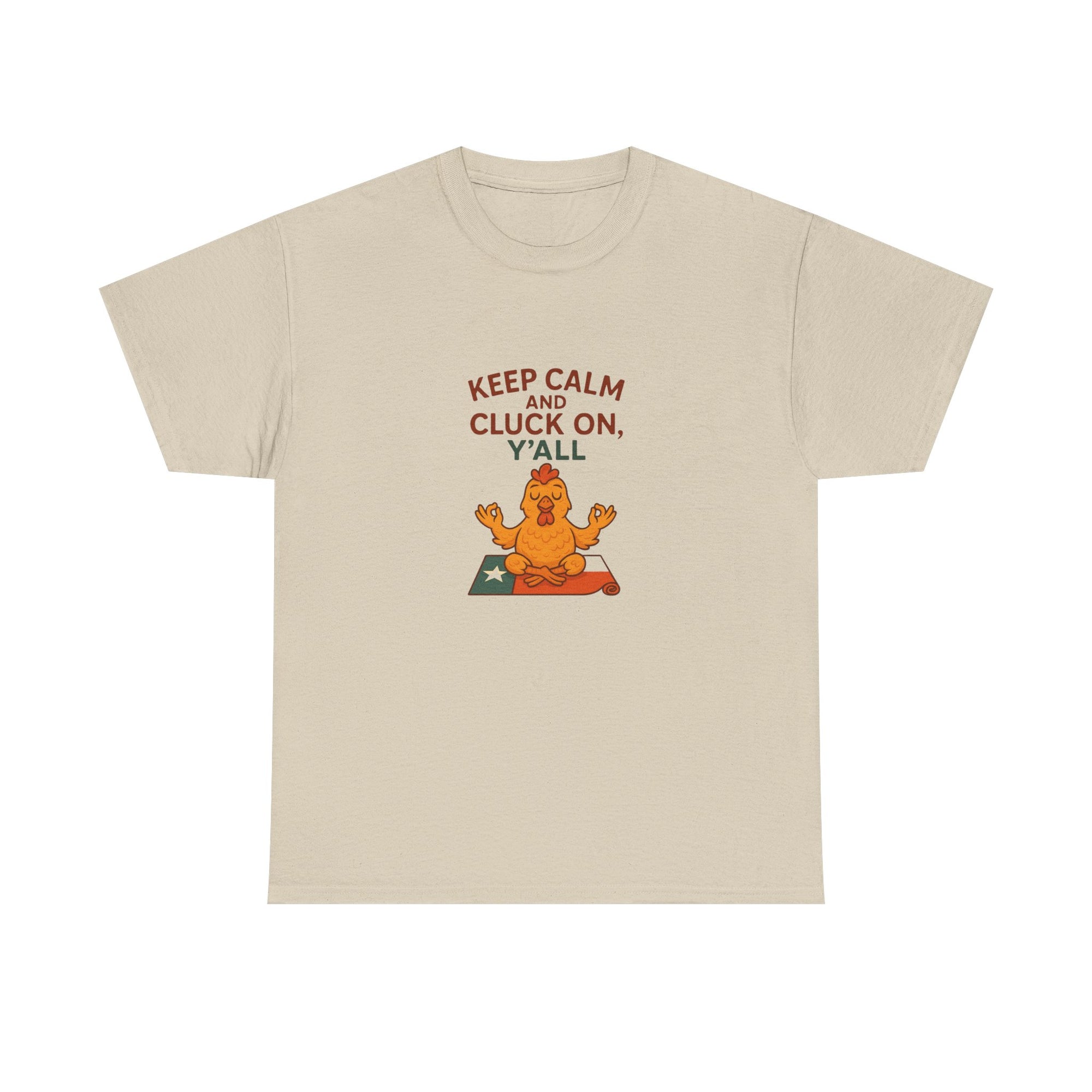 Keep Calm and Cluck On Unisex Tee