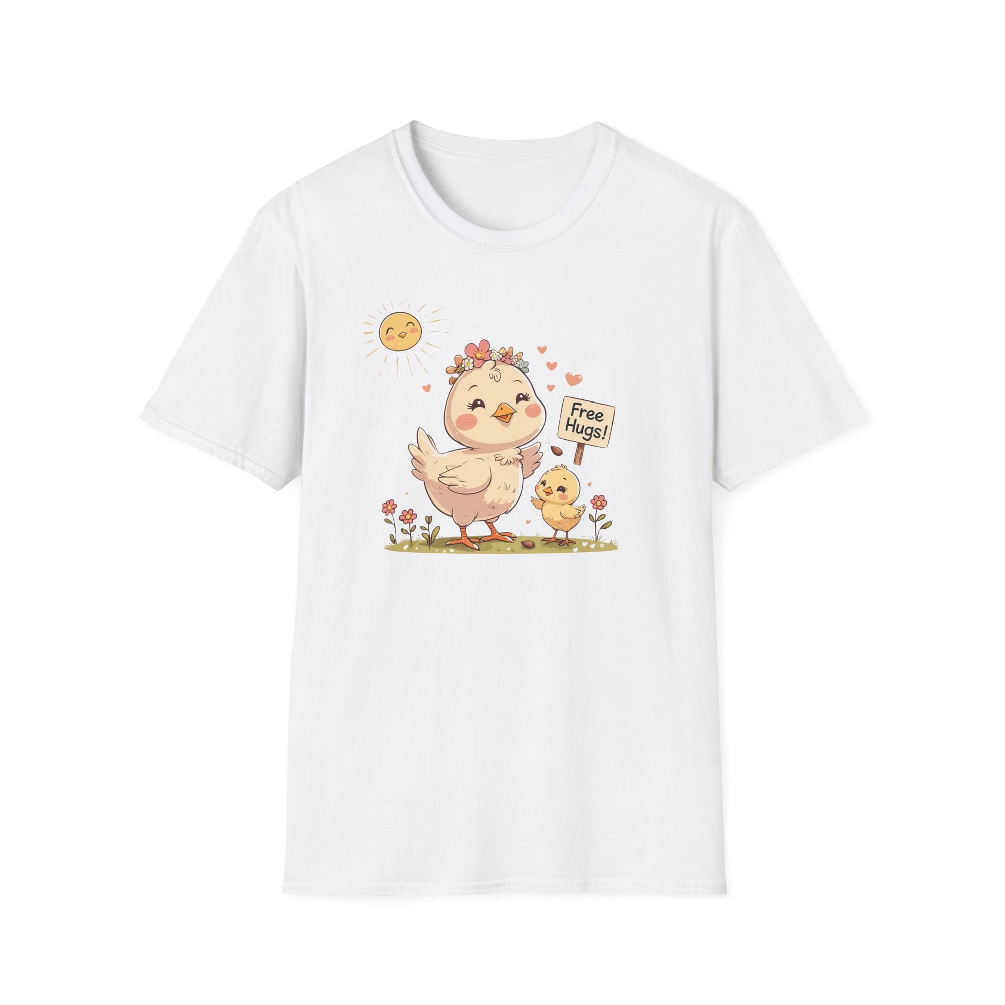 Free Hugs Sweet Chicken Unisex Softstyle T-Shirt