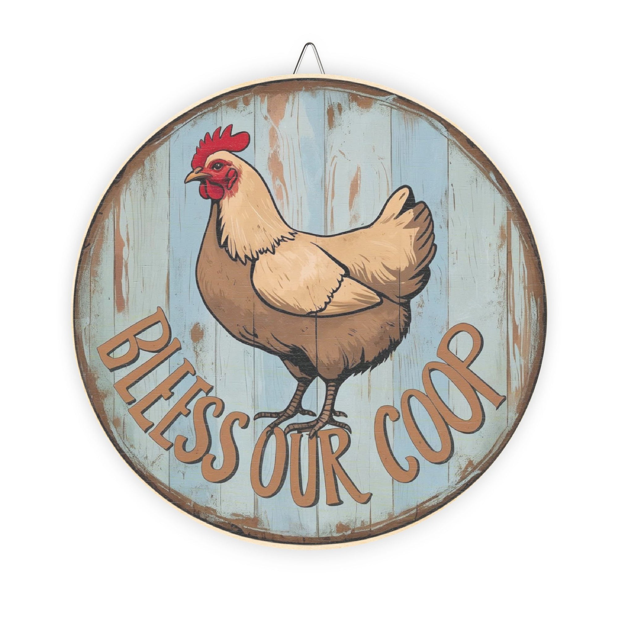 Bless Our Coop Sign – Rustic Farmhouse Wall Decor – Gift for Chicken Lovers Rustic Wood Signs, Farmhouse Decor, Kitchen Wall Art, 'Bless Our Coop' Sign, Country Style Home Decor, Gift for Chicken Lovers