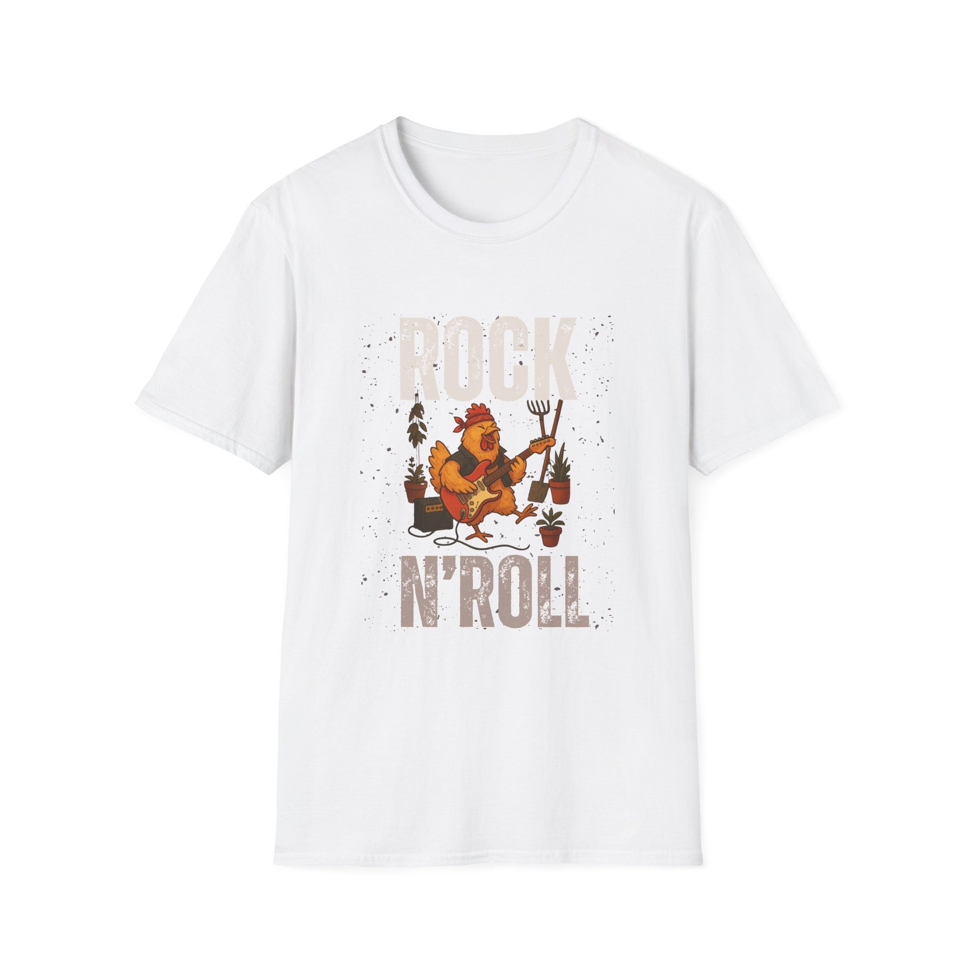 Rock N' Roll Chicken Unisex T-Shirt
