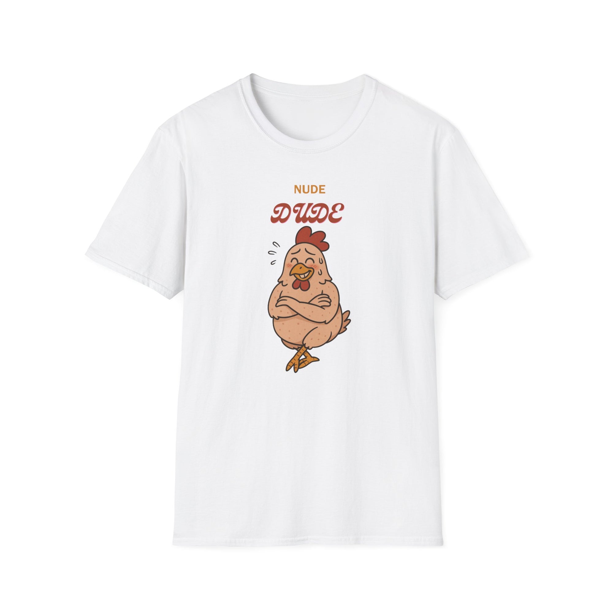 Nude Dude Chicken Unisex T-Shirt