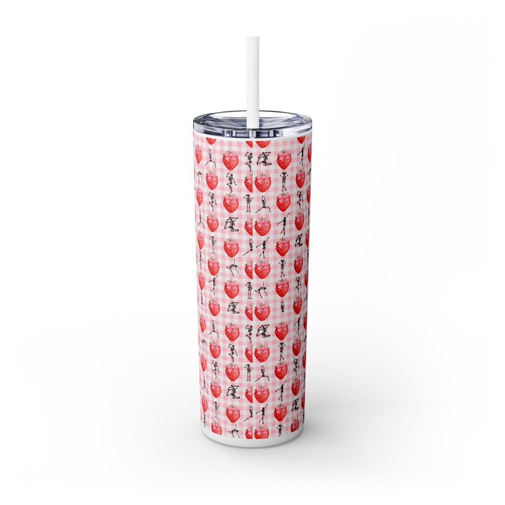 Charming Holiday Skinny Tumbler with Straw, 20oz - Perfect Gift for Parties, Home Use, Outdoor Events, Summer Picnics, or Seasonal [...]