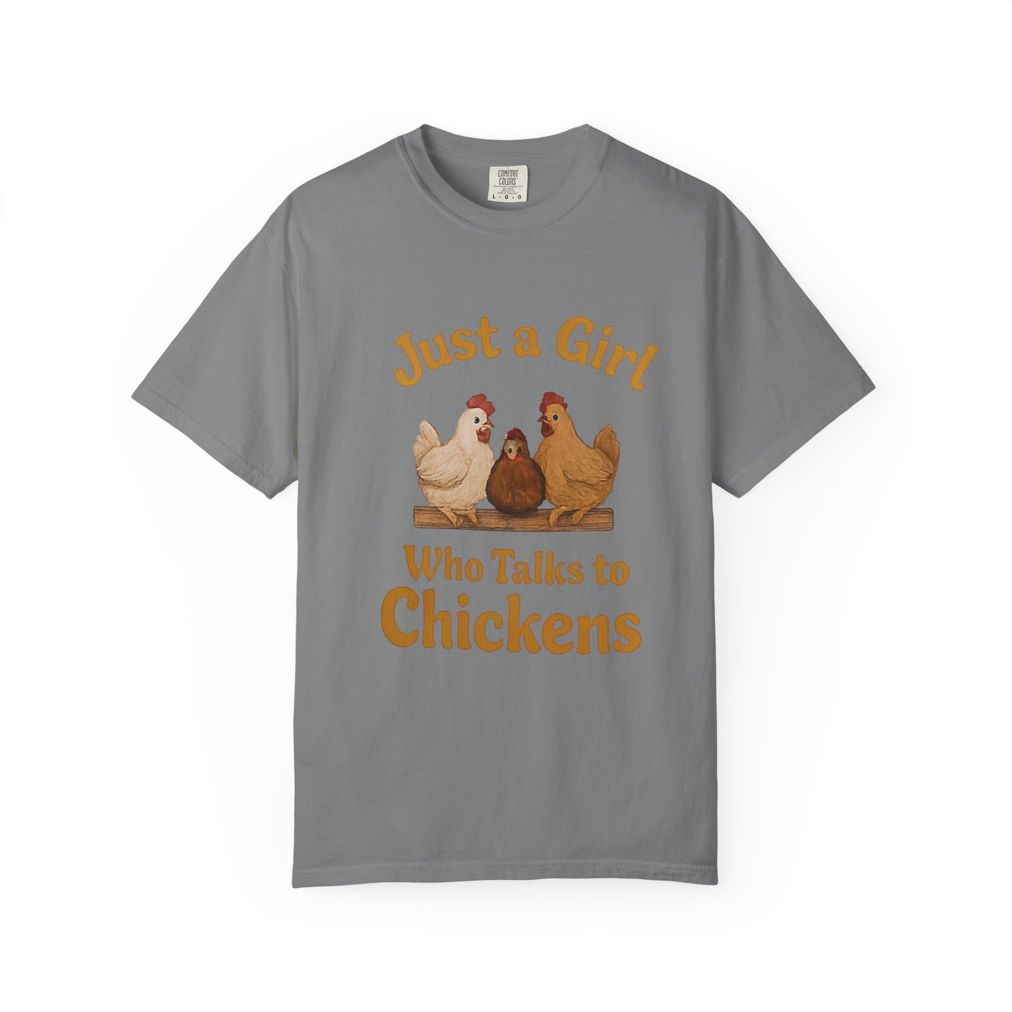 Just a Girl Who Talks to Chickens T-shirt | Fun Farm Tee, Gift for Chicken Lovers, Unisex Casual Wear, Quirky Animal Apparel, Country [...]