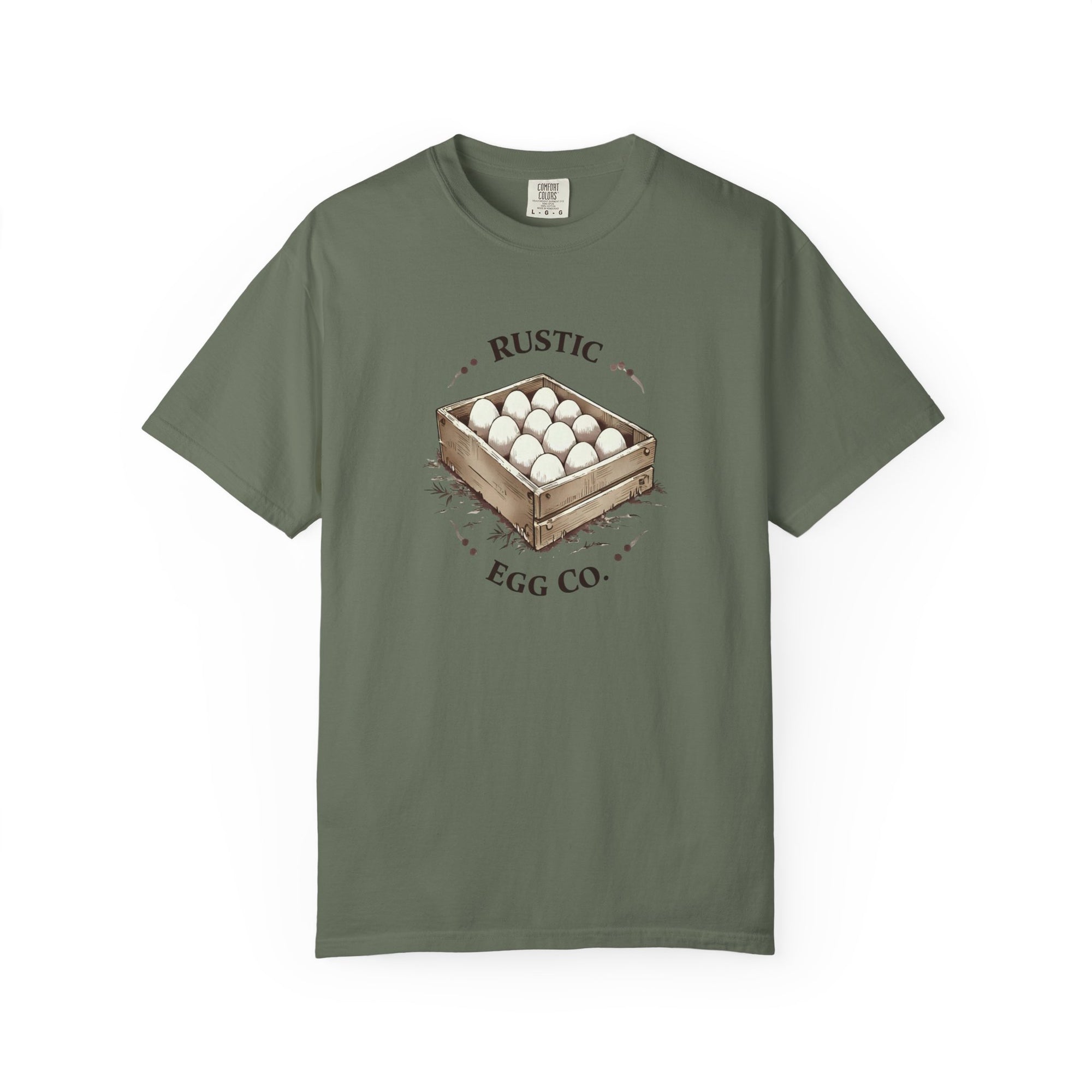 Rustic Egg Co. Vintage T-Shirt, Farmhouse Style Tee, Unisex Graphic Shirt, Egg Lover Gift, Casual Everyday Wear