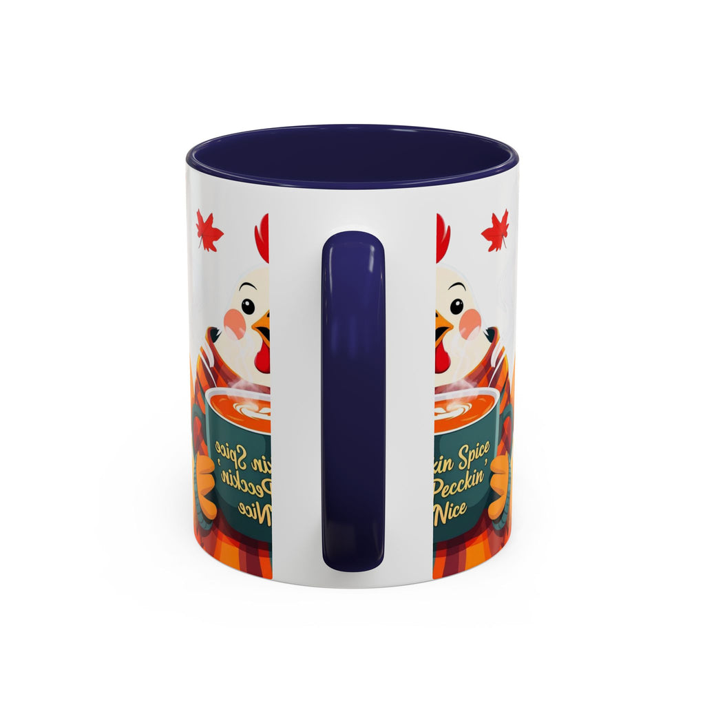 Pumpkin Spice & Peckin’ Nice Mug – Funny Chicken Coffee Cup – Fall Farmhouse Gift for Chicken Lovers Autumn Chicken Coffee Mug, Cute Fall Cup, Pumpkin Spice, Thanksgiving Gift, Farmhouse Decor, Cozy Vibes