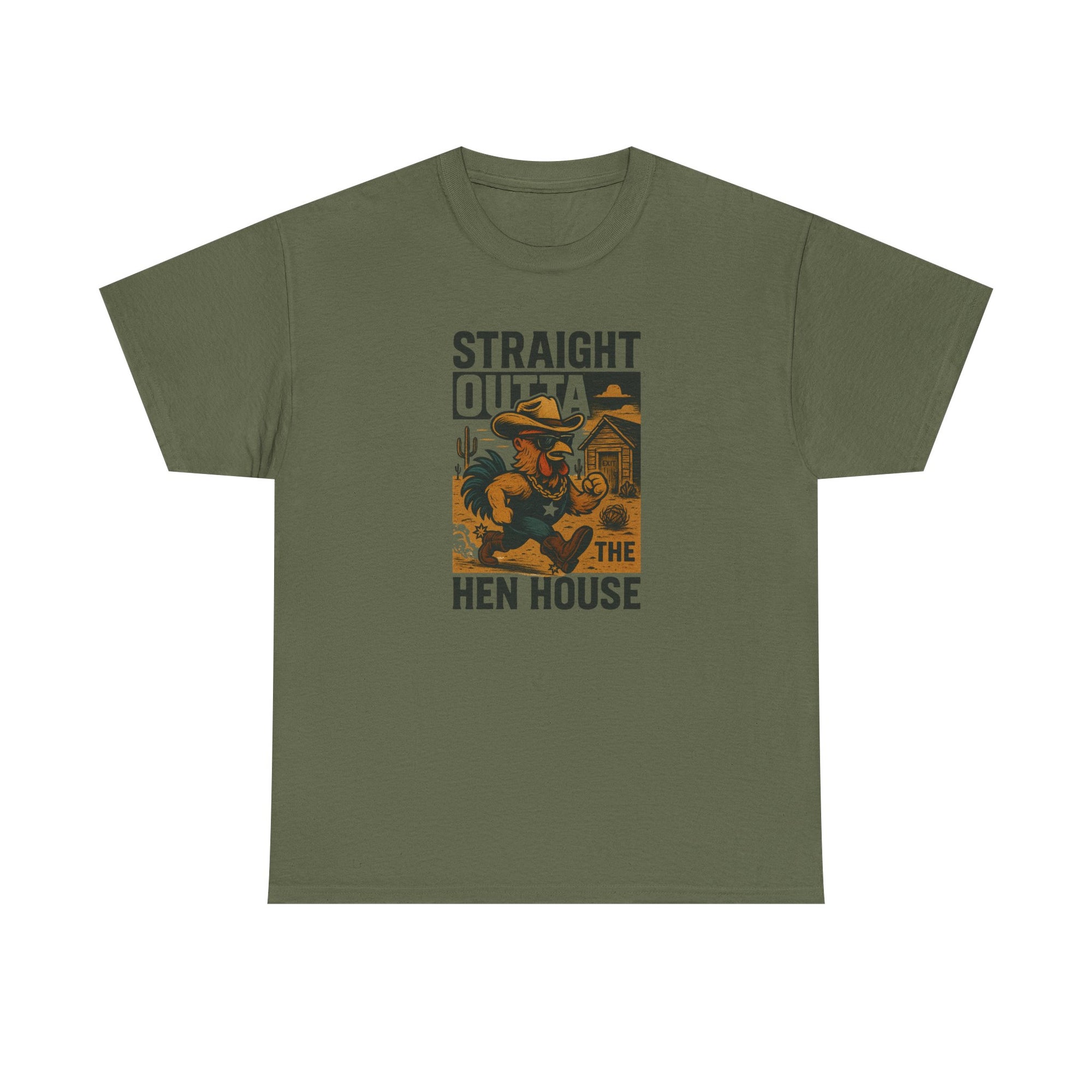 Straight Outta the Hen House Tee - Fun Graphic T-Shirt