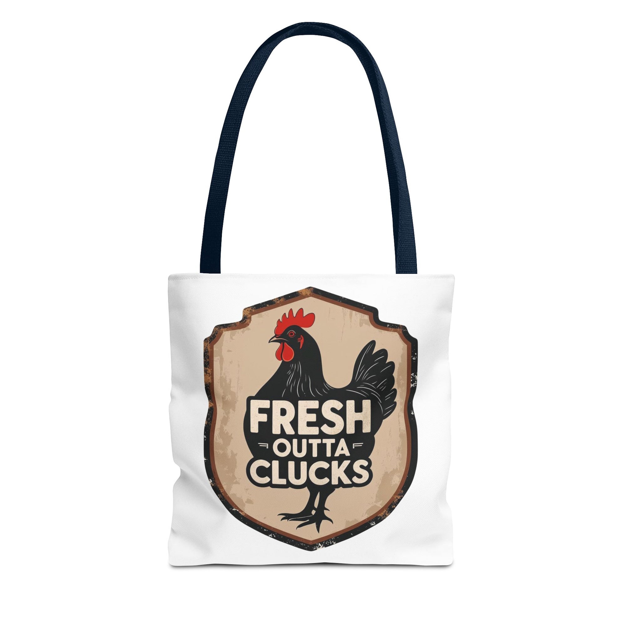 Fresh Outta Clucks Chicken Tote Bag – Funny Farmhouse Market Bag – Gift for Chicken Moms