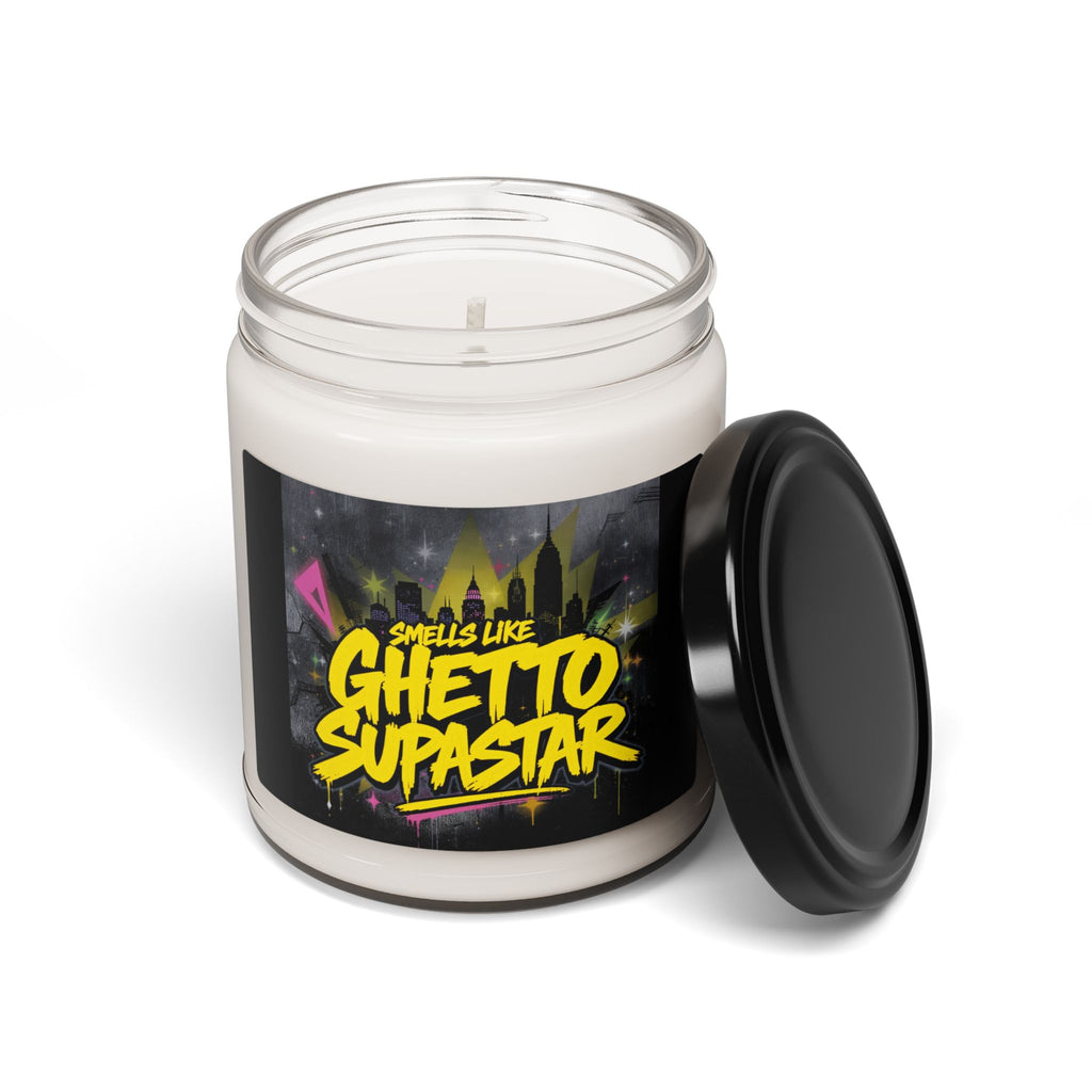 Smells Like Ghetto Supastar Soy Candle | 90s Nostalgia Gift | Pras, Mya & ODB Inspired Candle | Retro Funny Candle for Music Lovers