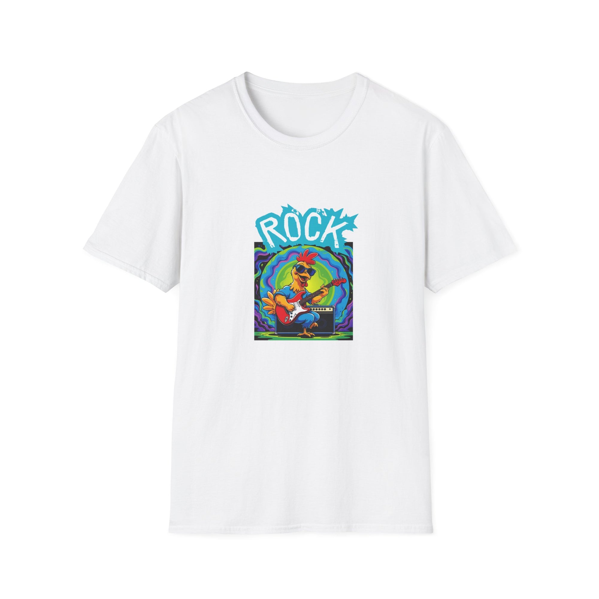 Rock Music Chicken Unisex T-Shirt