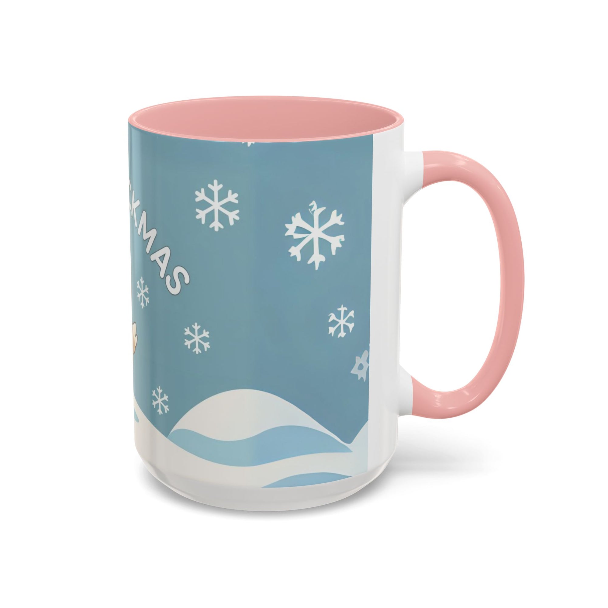 Merry Chickmas Christmas Chicken Accent Coffee Mug - Cute Holiday Gift, Festive Drinkware, Winter Celebration, Merry Chickmas, Funny Holiday Gift for Chicken Moms
