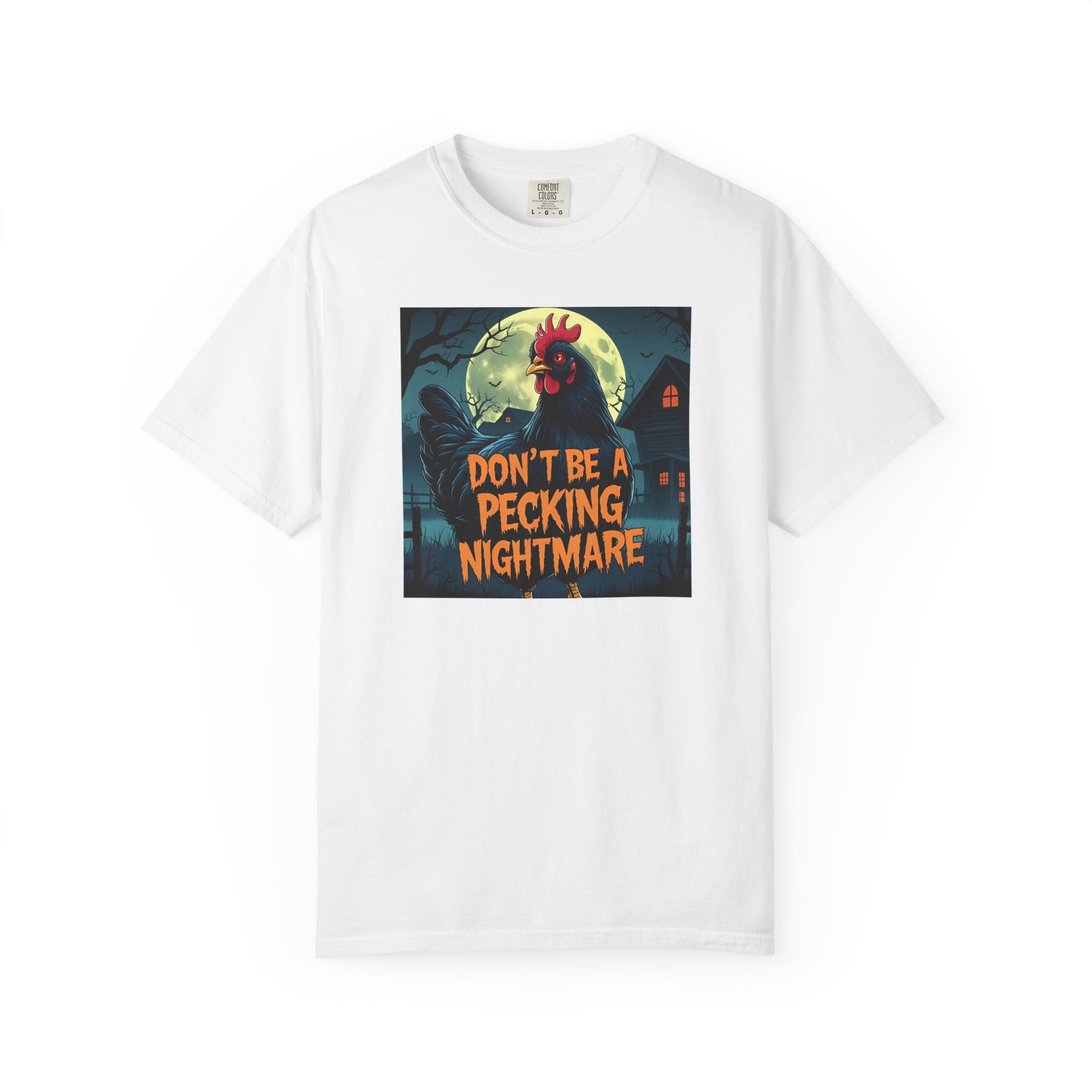 Don't Be a Pecking Nightmare T-shirt, Funny Halloween Shirt, Unisex Tee, Unique Gift, Seasonal Apparel, Spooky Vibe, Casual Wear