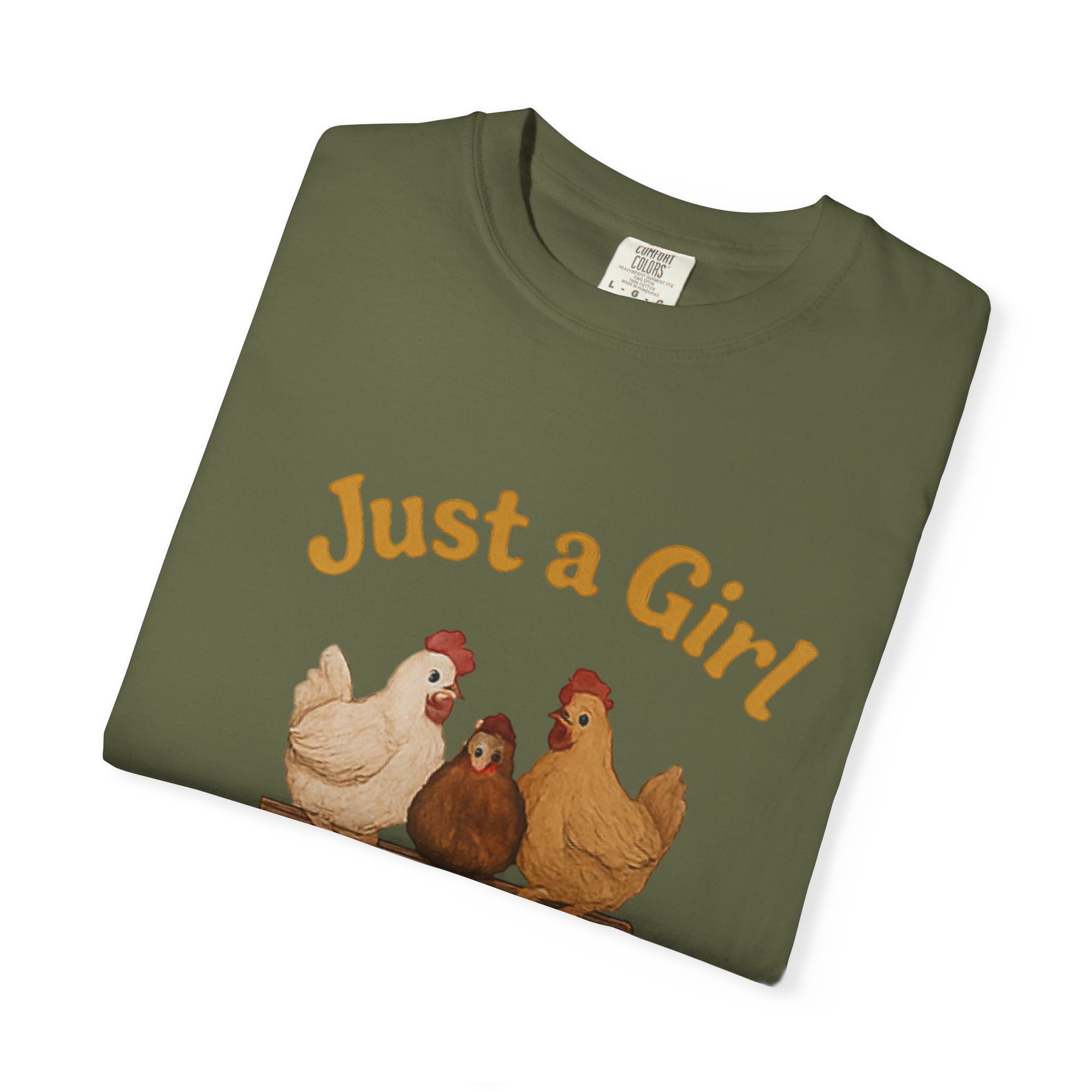 Just a Girl Who Talks to Chickens T-shirt | Fun Farm Tee, Gift for Chicken Lovers, Unisex Casual Wear, Quirky Animal Apparel, Country [...]
