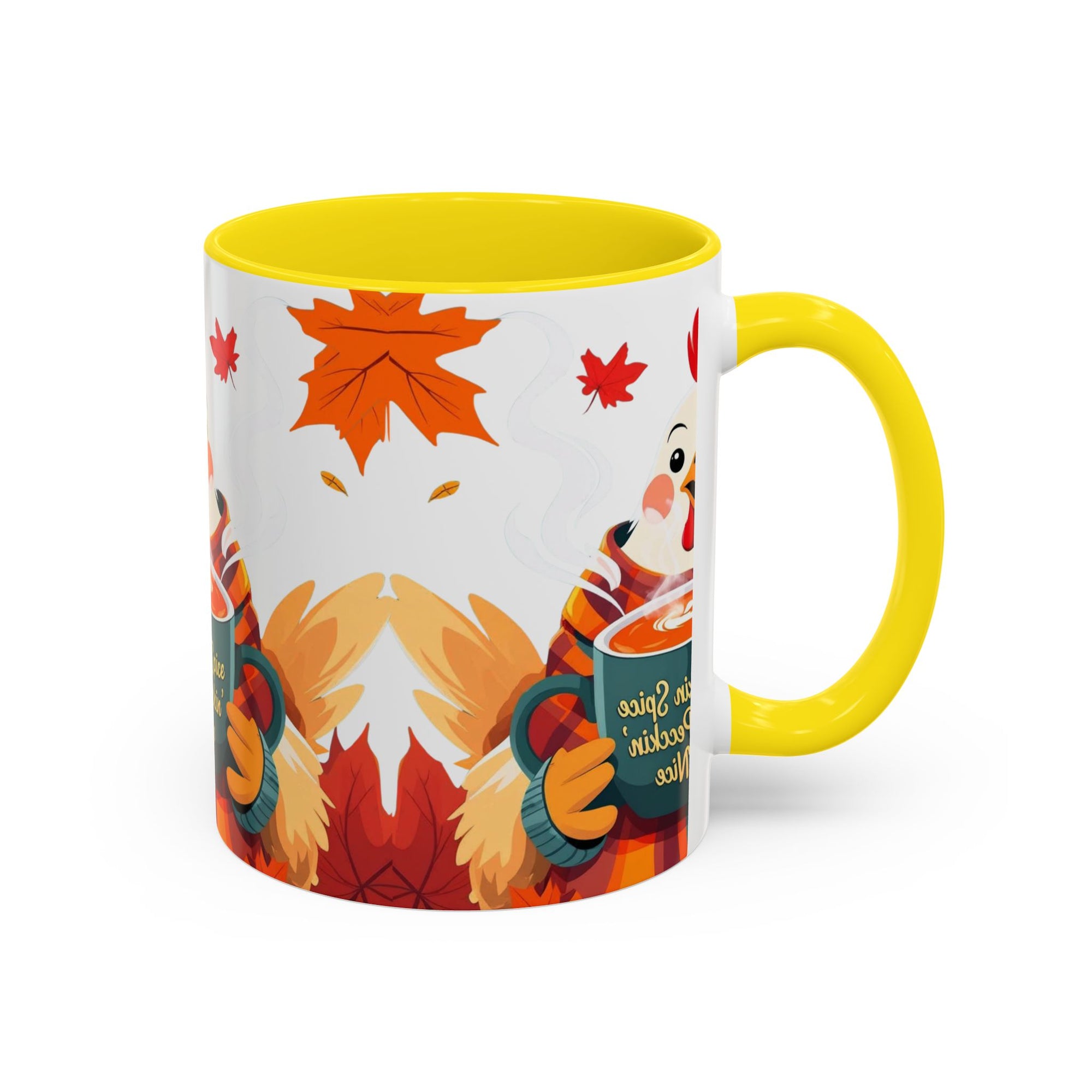 Pumpkin Spice & Peckin’ Nice Mug – Funny Chicken Coffee Cup – Fall Farmhouse Gift for Chicken Lovers Autumn Chicken Coffee Mug, Cute Fall Cup, Pumpkin Spice, Thanksgiving Gift, Farmhouse Decor, Cozy Vibes