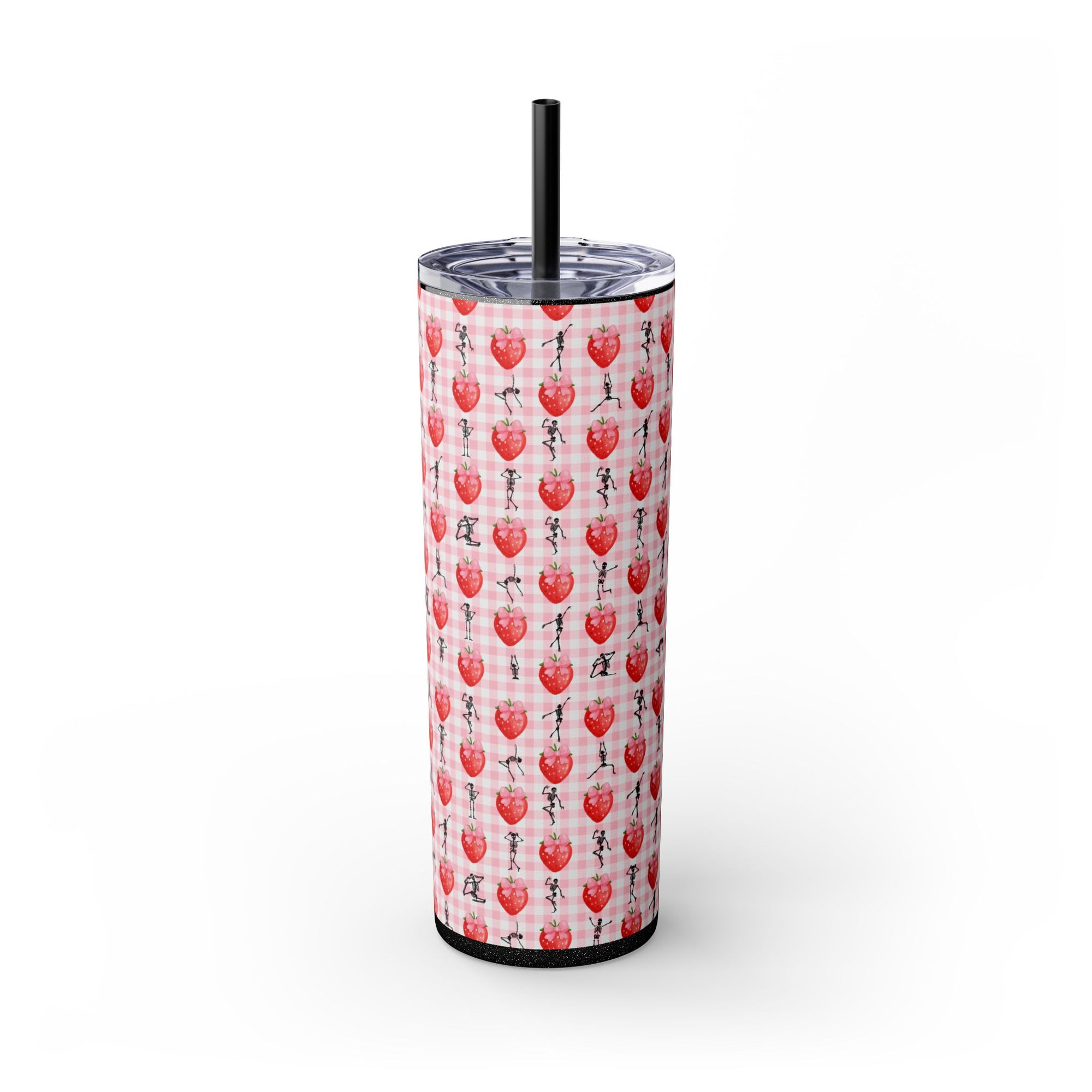 Charming Holiday Skinny Tumbler with Straw, 20oz - Perfect Gift for Parties, Home Use, Outdoor Events, Summer Picnics, or Seasonal [...]
