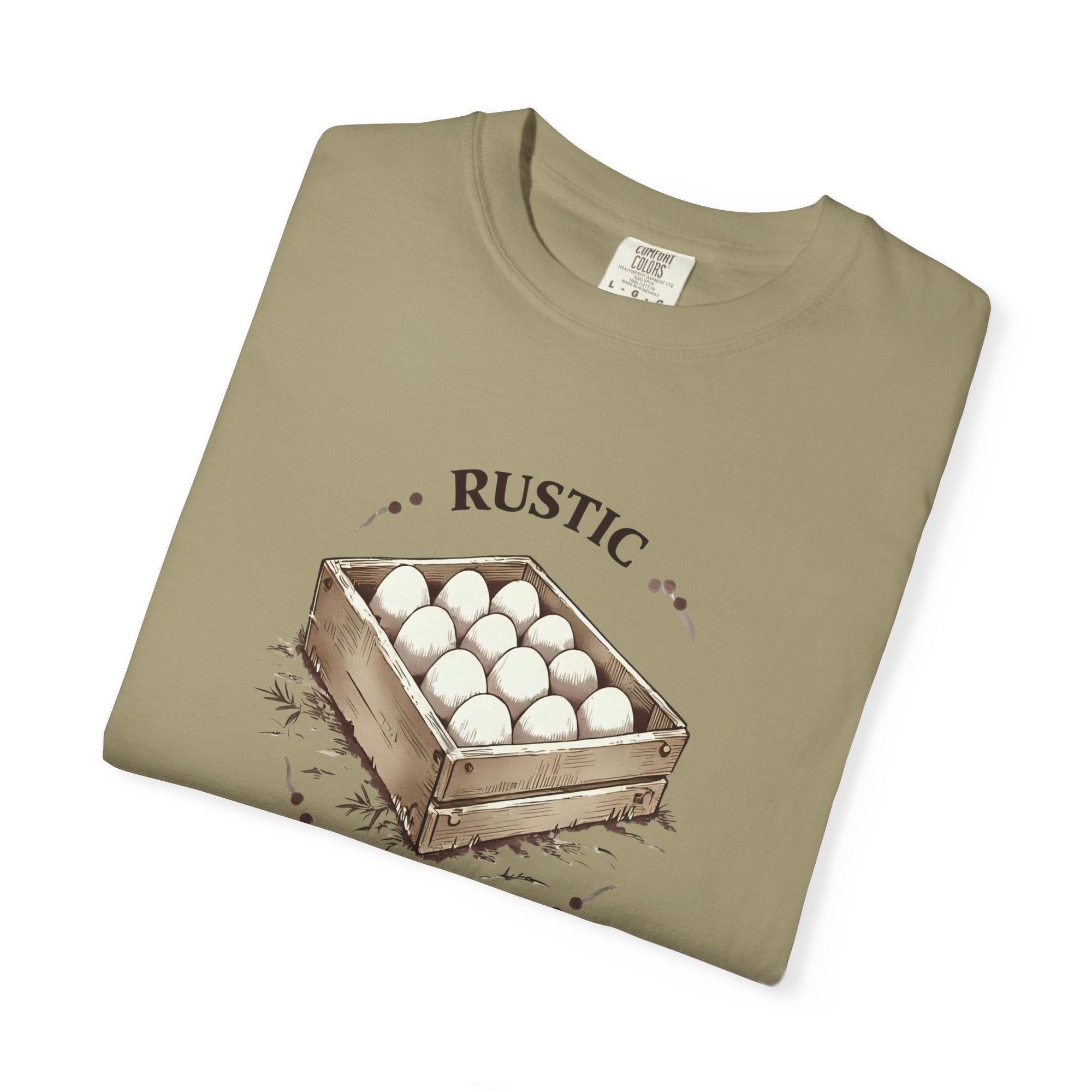 Rustic Egg Co. Vintage T-Shirt, Farmhouse Style Tee, Unisex Graphic Shirt, Egg Lover Gift, Casual Everyday Wear