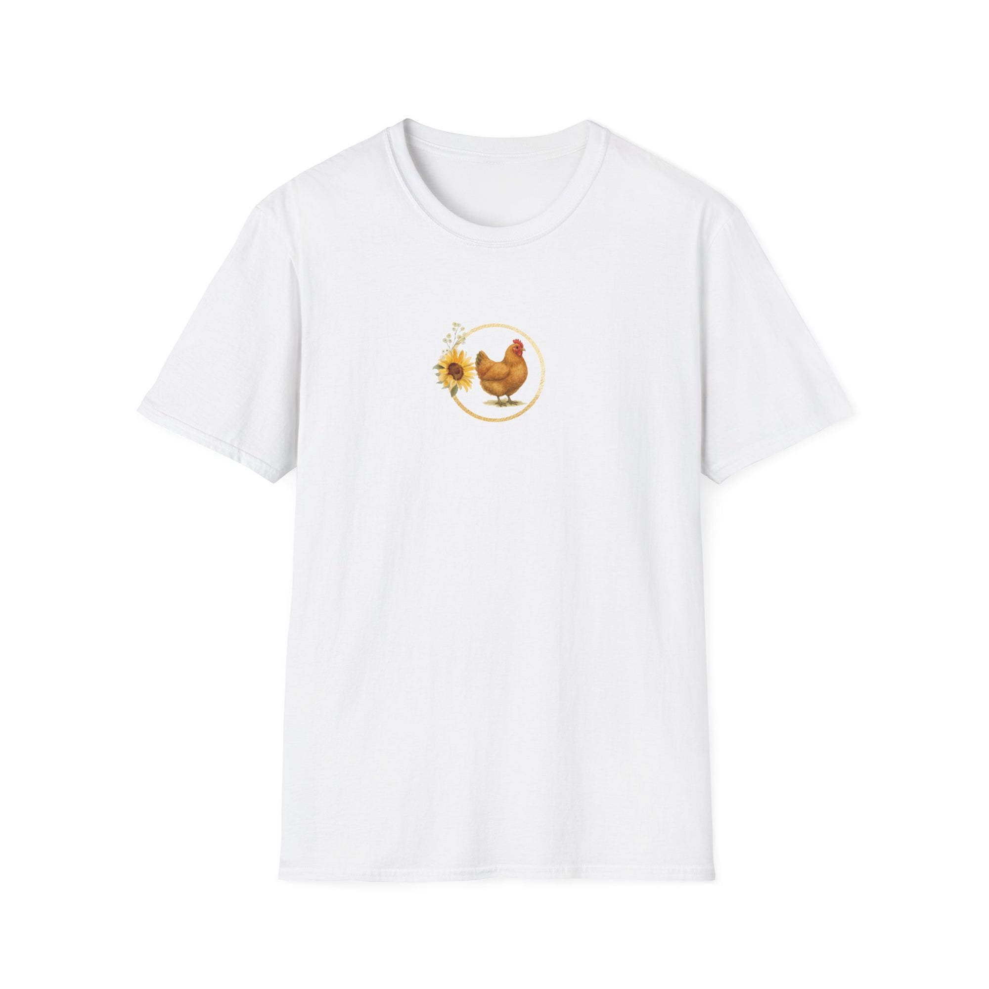 Sunflower Farmhouse Chicken Unisex T-Shirt