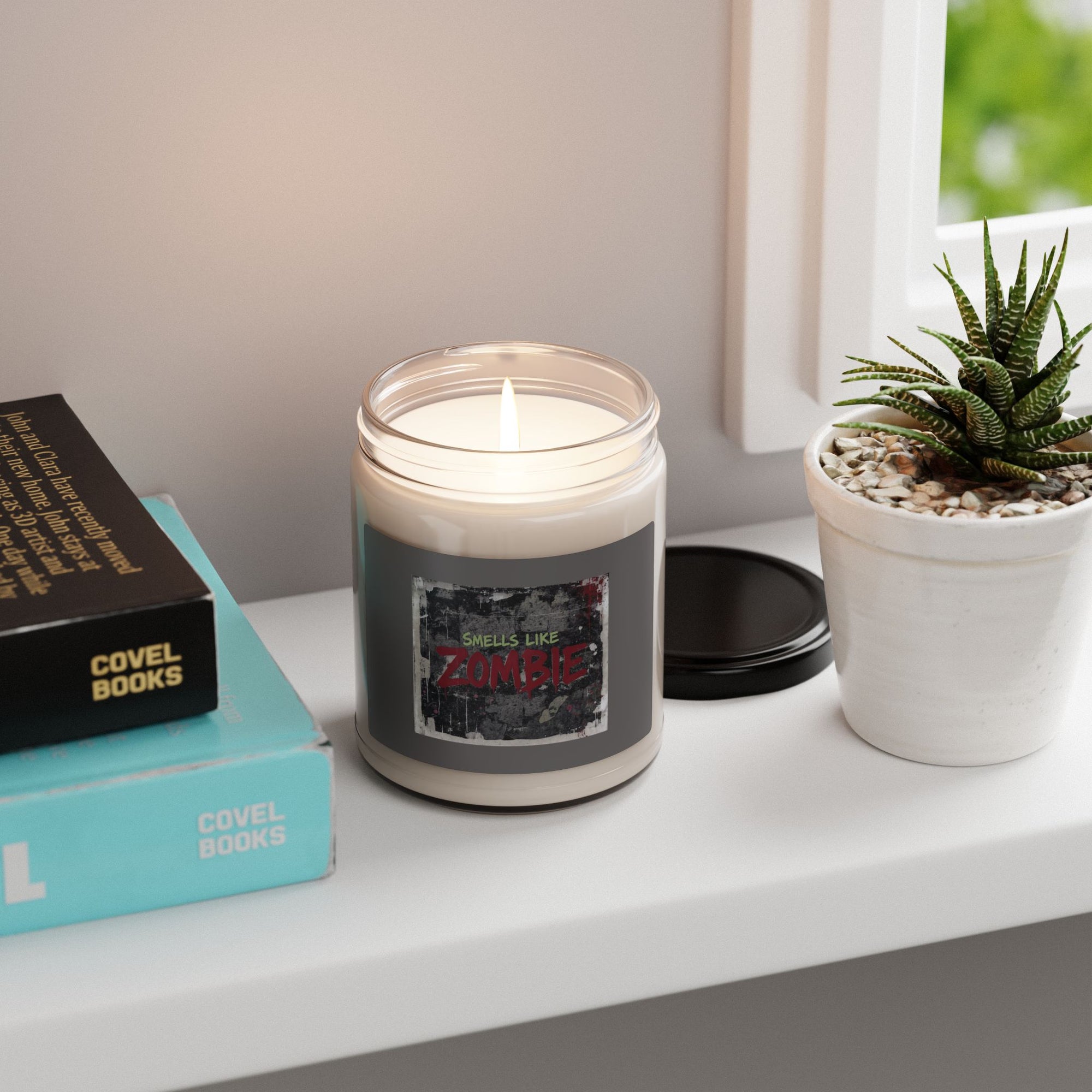 Smells Like Zombie Soy Candle | 90s Nostalgia Gift | The Cranberries Inspired Candle | Retro Funny Candle for Music Lovers