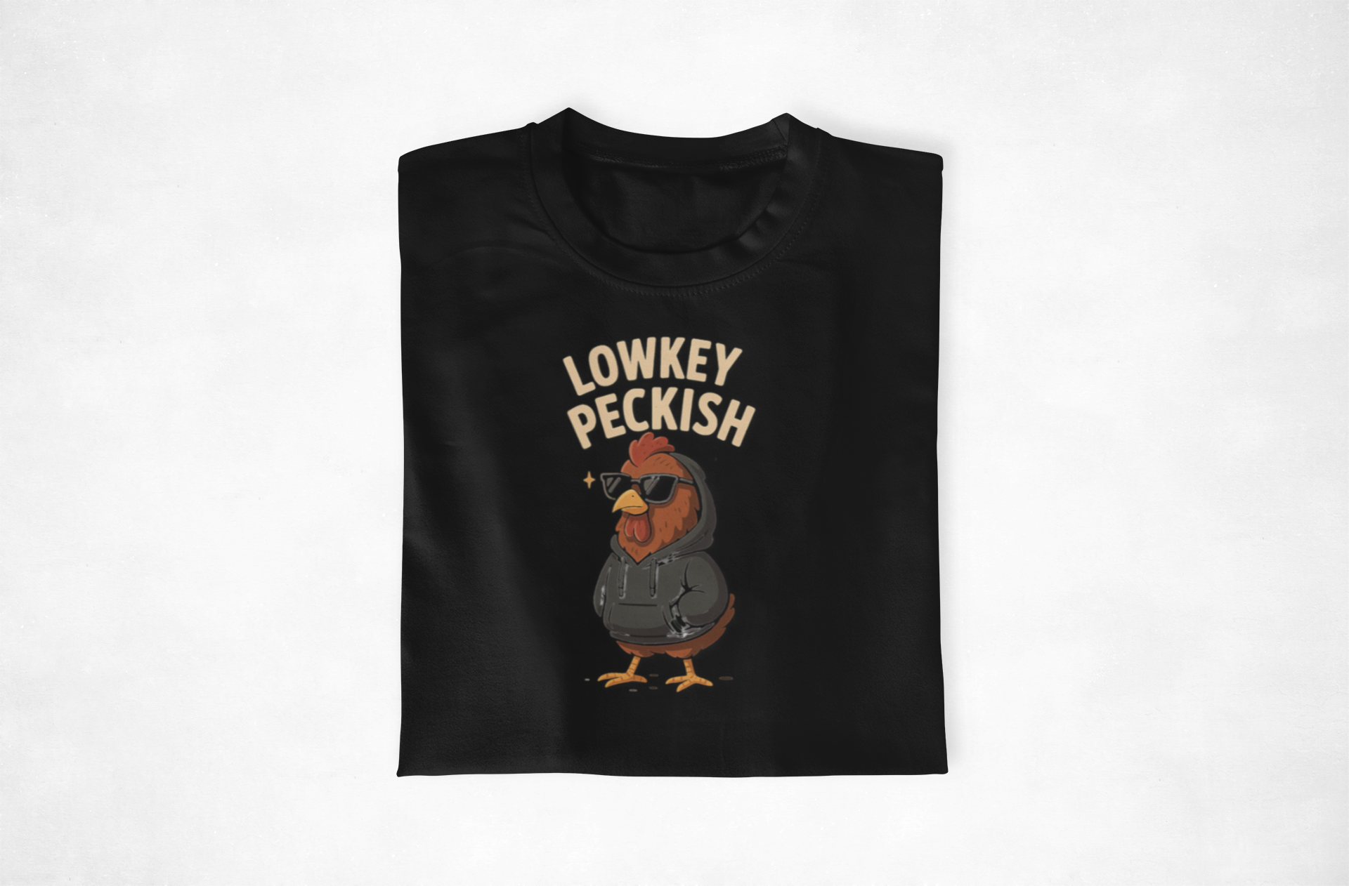 Lowkey Peckish Playful Unisex Heavy Cotton Tee