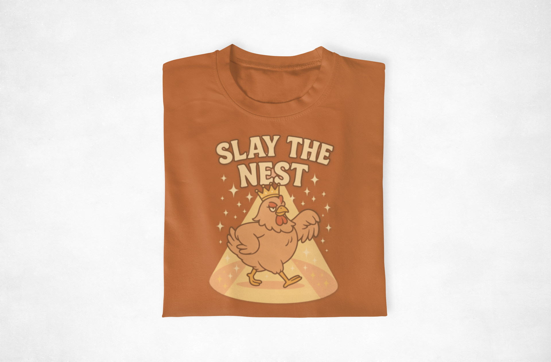 Slay the Nest Heavy Cotton Tee, Funny Graphic T-Shirt