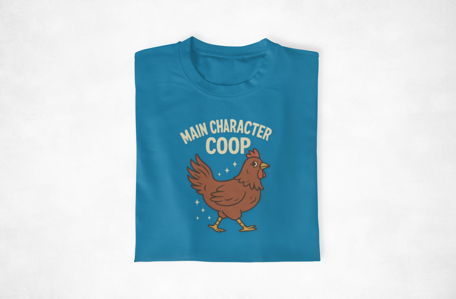 Main Character Coop Farm Fresh Chicken Tee
